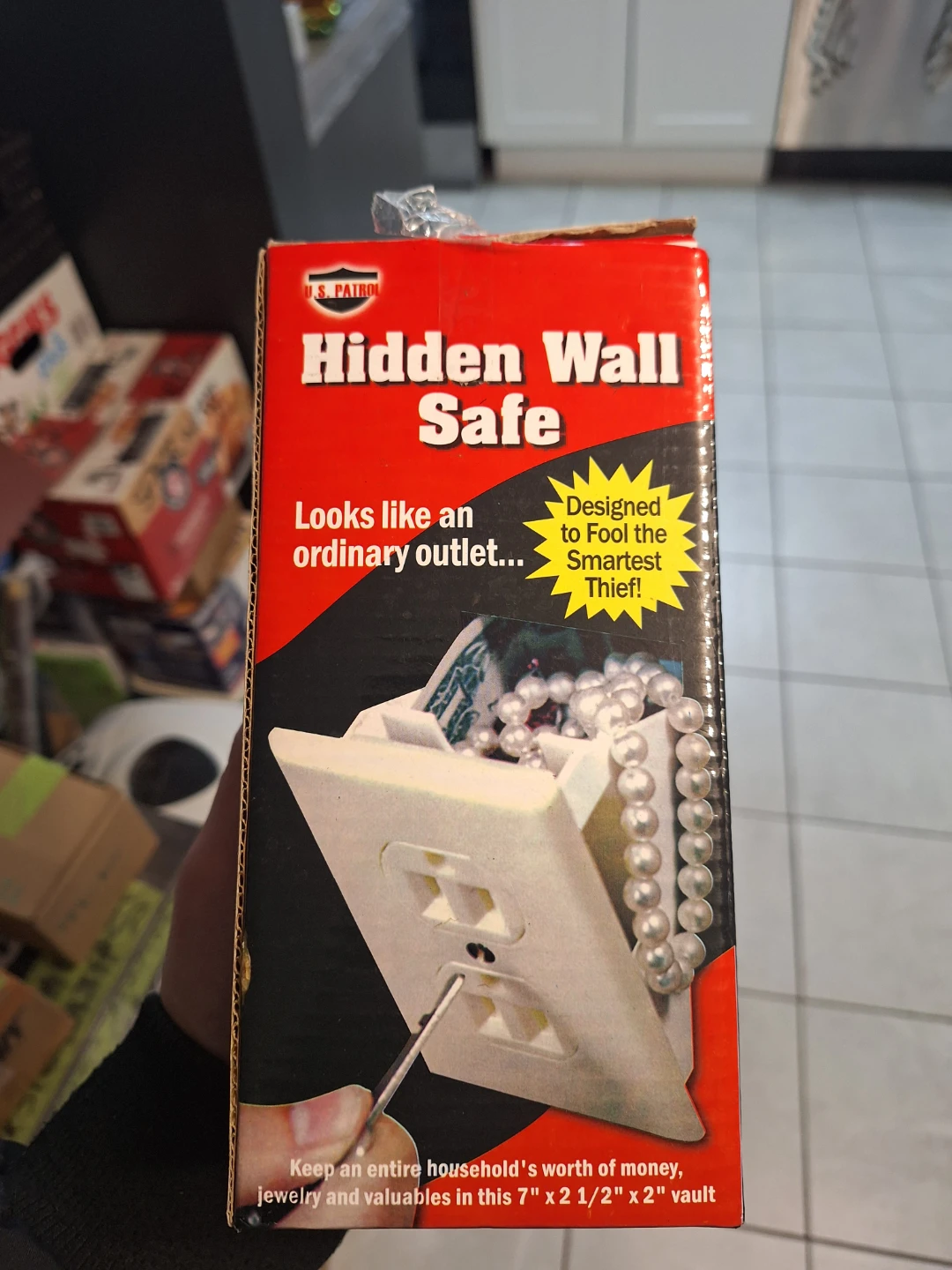 U.S. Patrol Hidden Wall Safe
