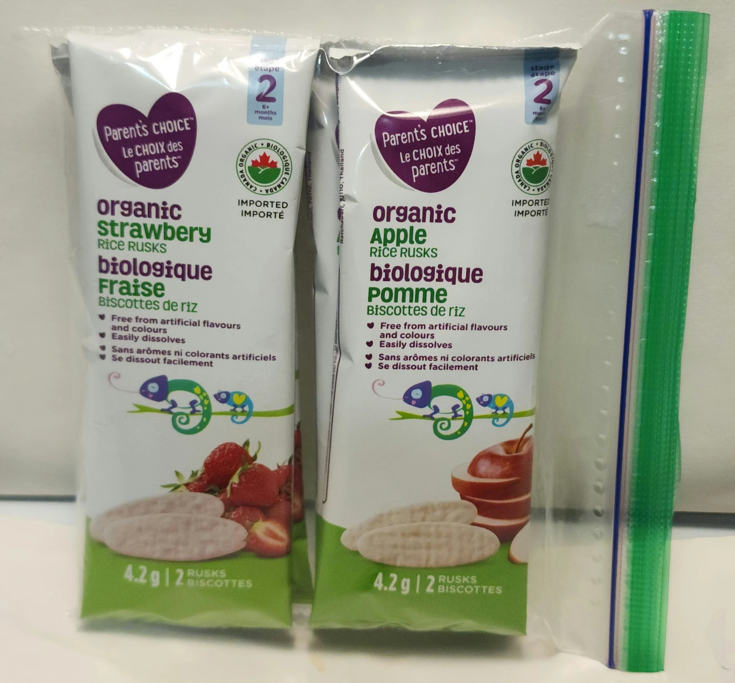 Parent's Choice Organic Rice Rusks 2-Pack