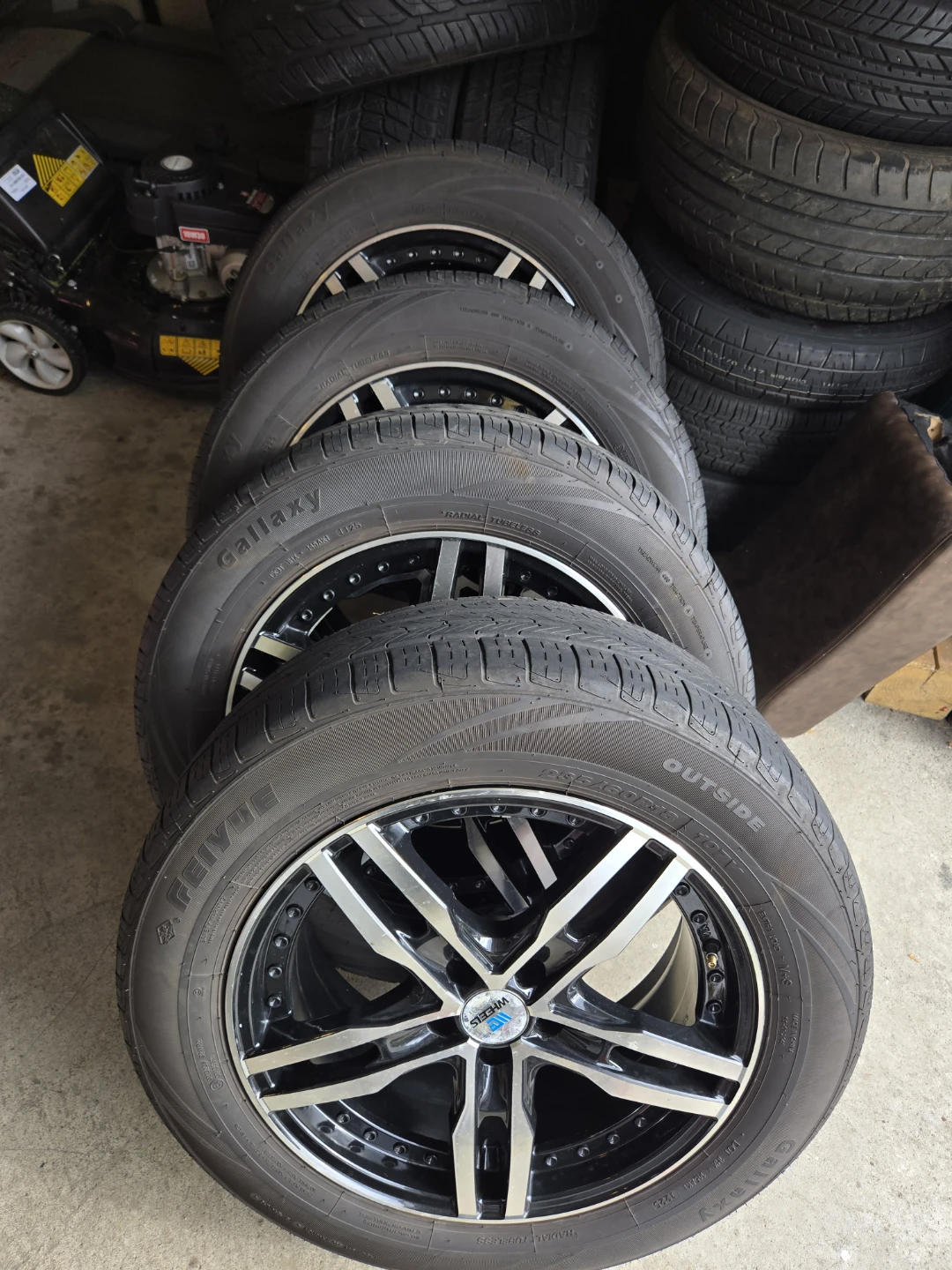 Set of 4 235/60R18 Tires with Alloy Wheels - photo 2