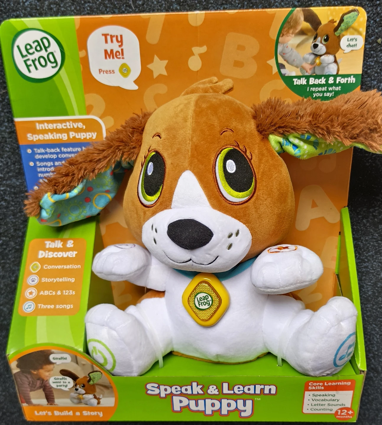NEW! Leap Frog Speak & Learn Puppy 🎁