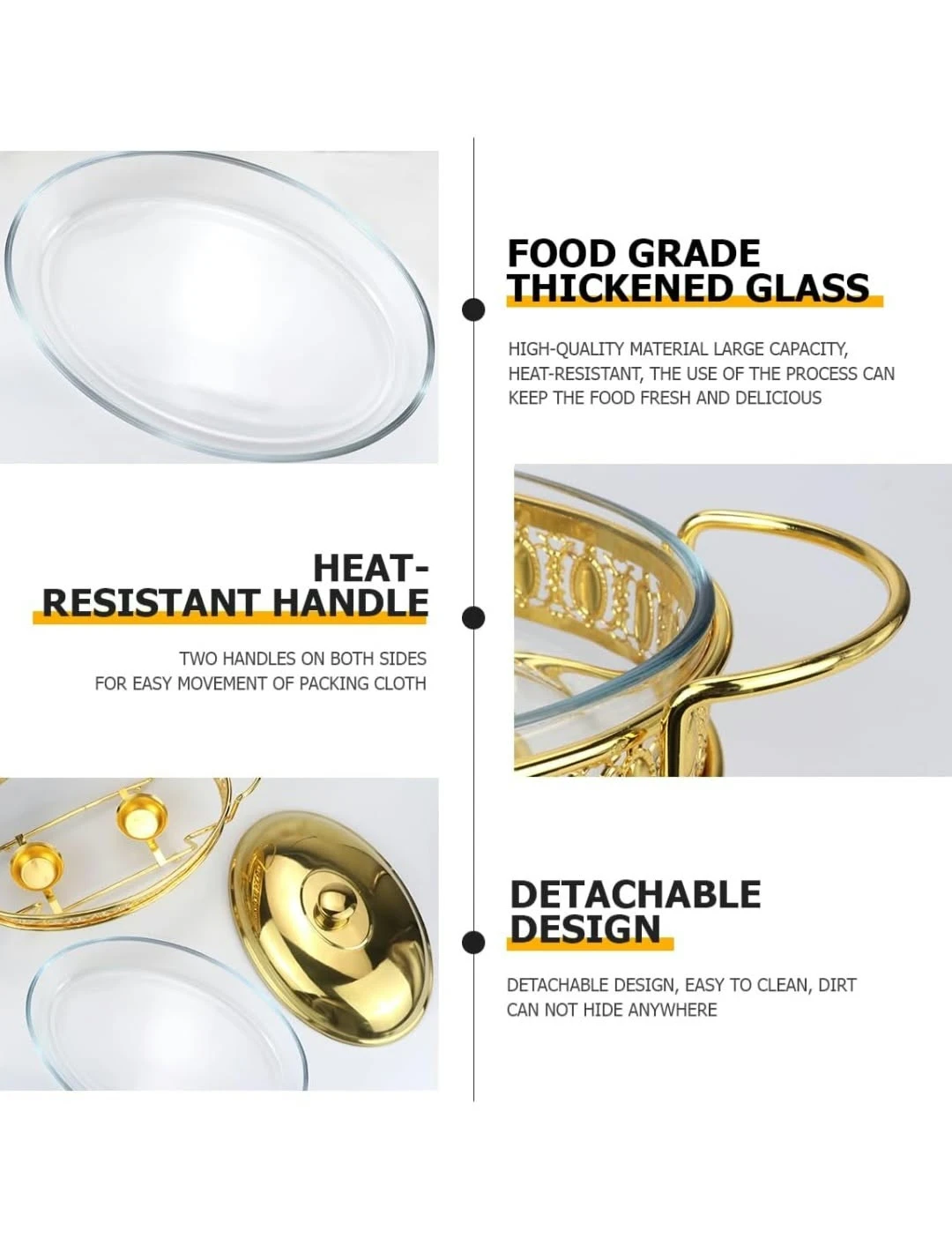 Gold Buffet Chafing Dish 1.5L - photo 3