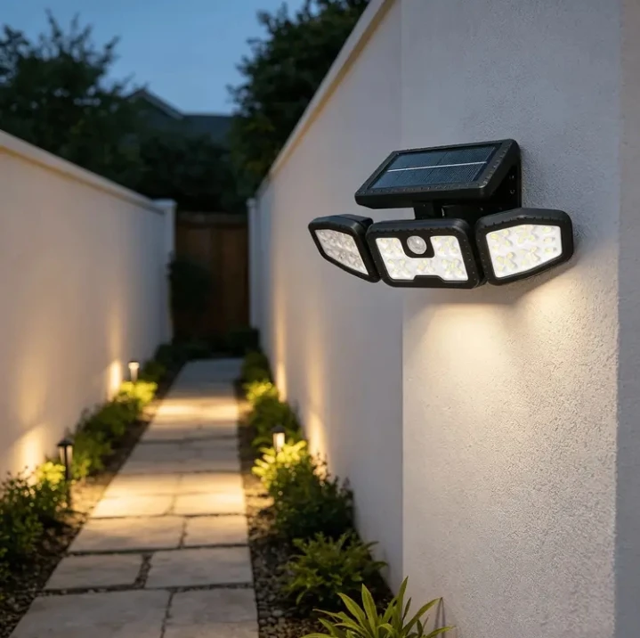 (BRAND NEW) Solar Powered Motion Sensor Security Light
