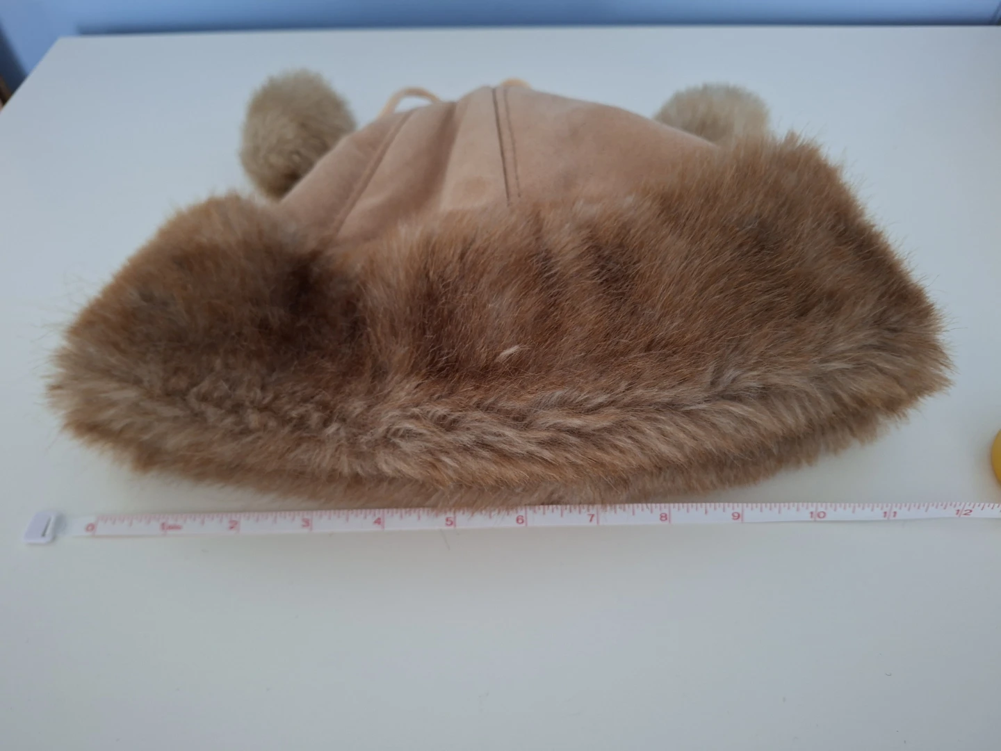Faux Fur Trimmed Tan Winter Hat - photo 5