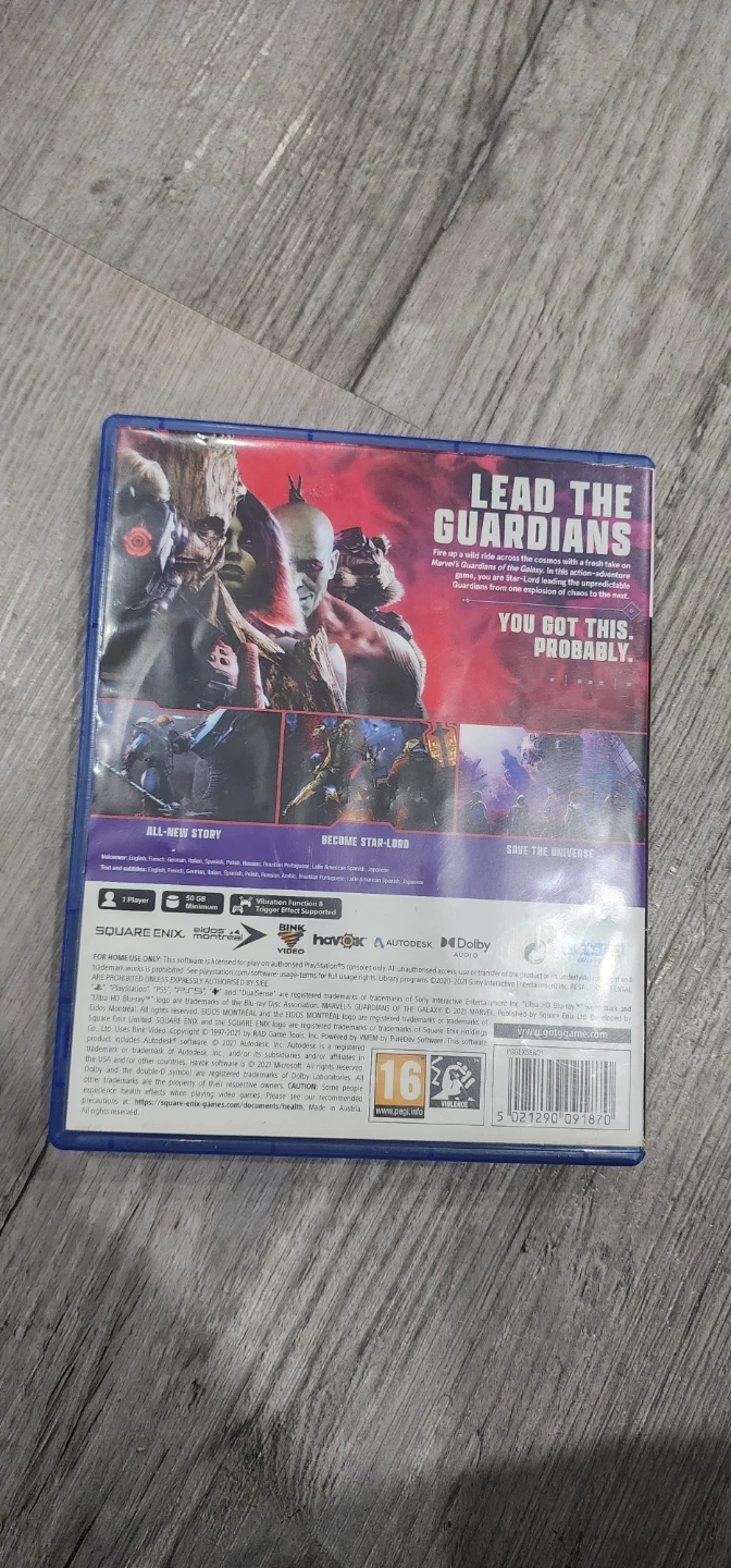 Marvel Guardians of the Galaxy for PS5 - photo 2