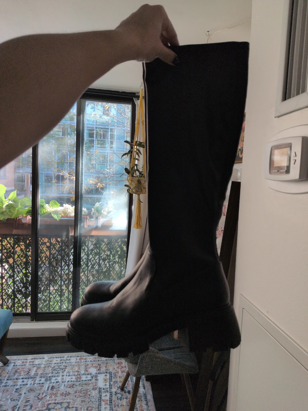 Steve Madden Black Knee-High Boots Size 9 - photo 5
