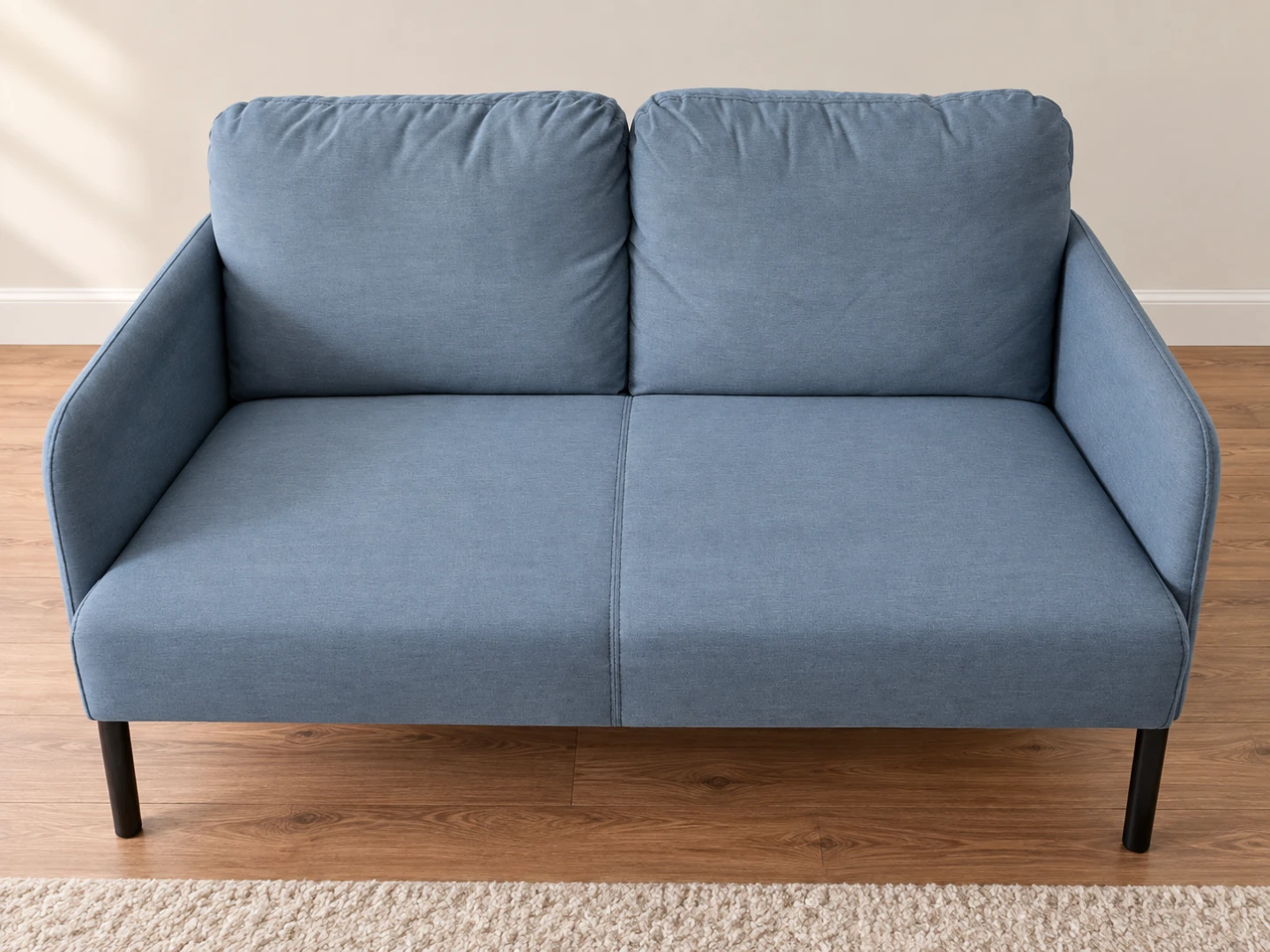 IKEA GLOSTAD Two-Seat Sofa, Blue - photo 4