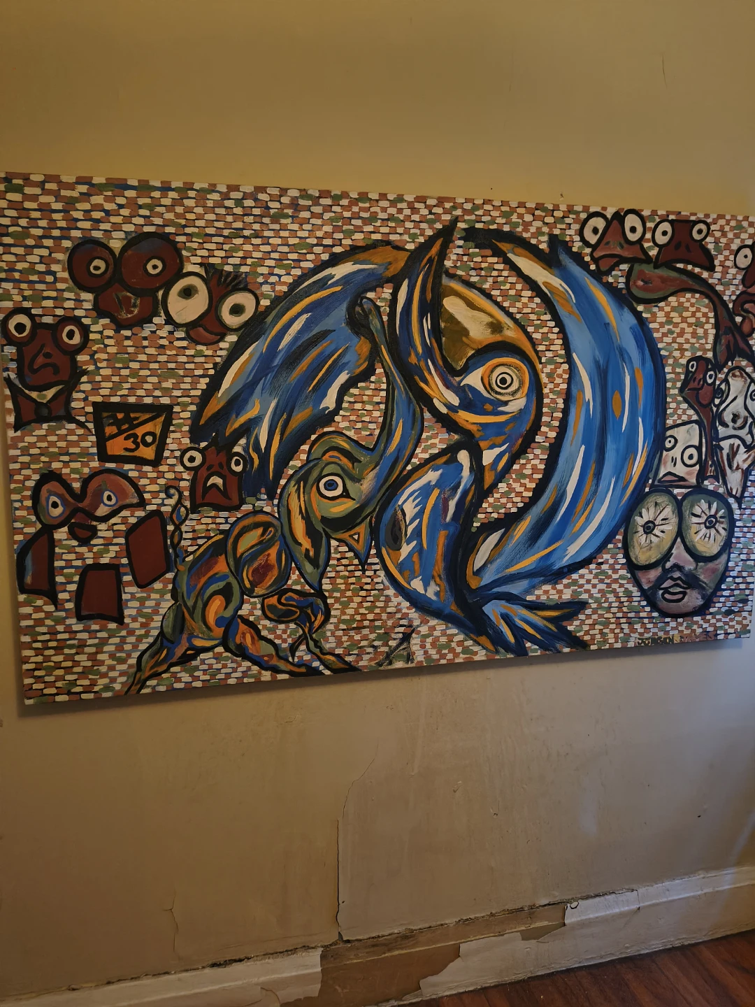 XL ORIGINAL Abstract canvas painting