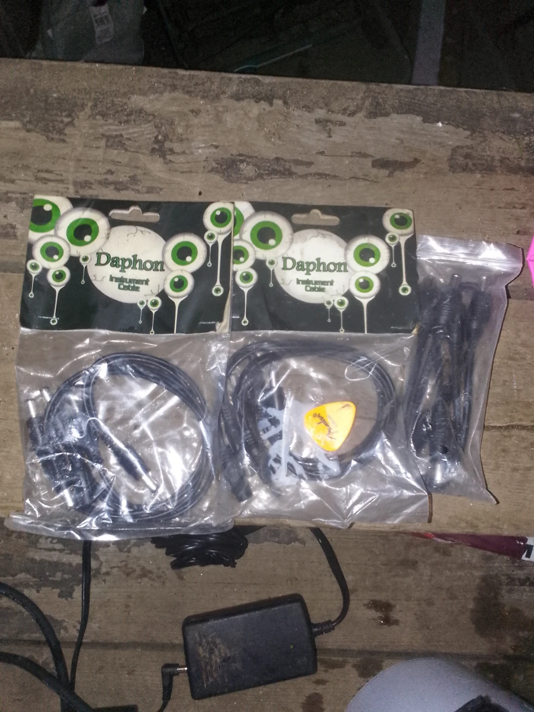 Assorted Guitar Strings and Instrument Cables - photo 4