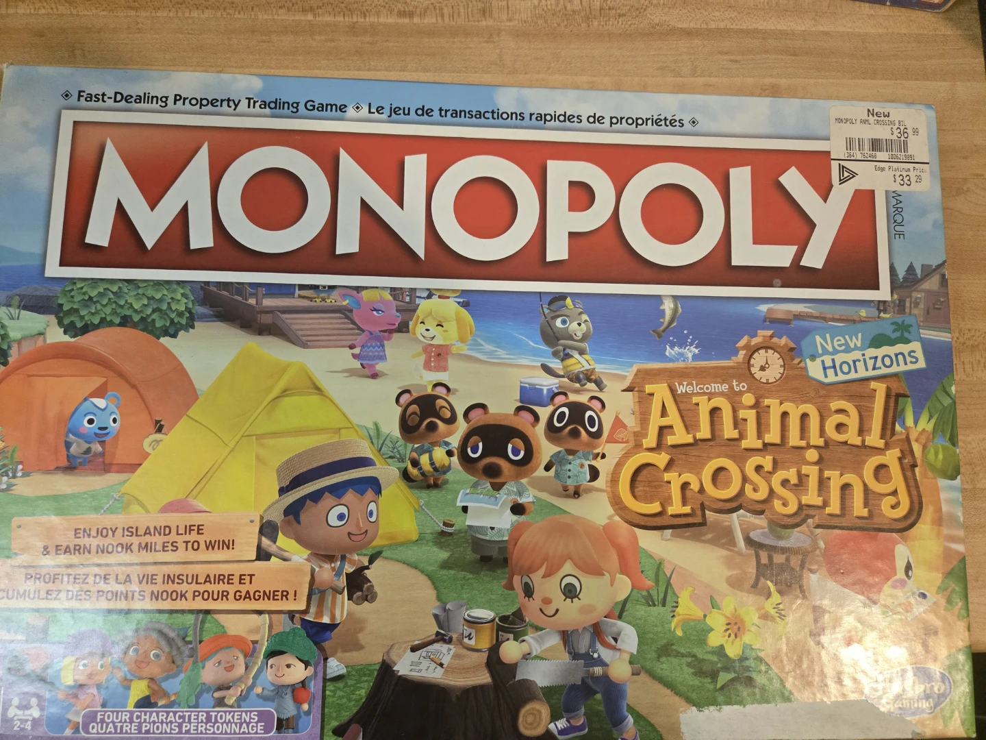 Monopoly Animal Crossing New Horizons Board Game