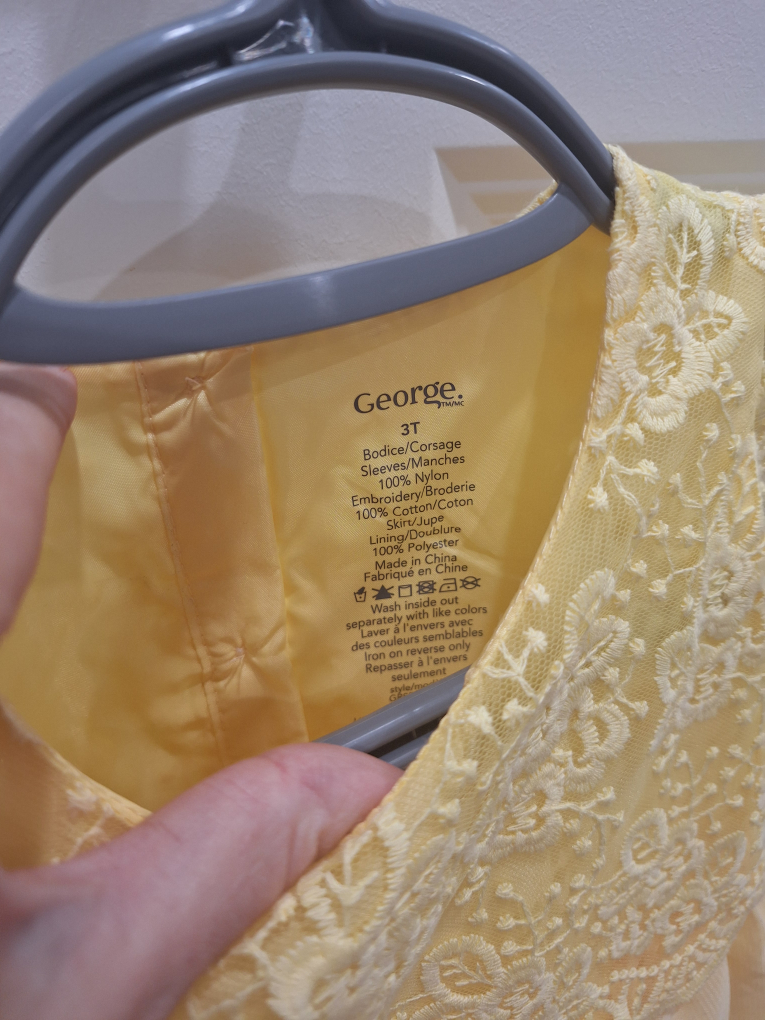 Toddler Yellow Lace Dress - photo 3