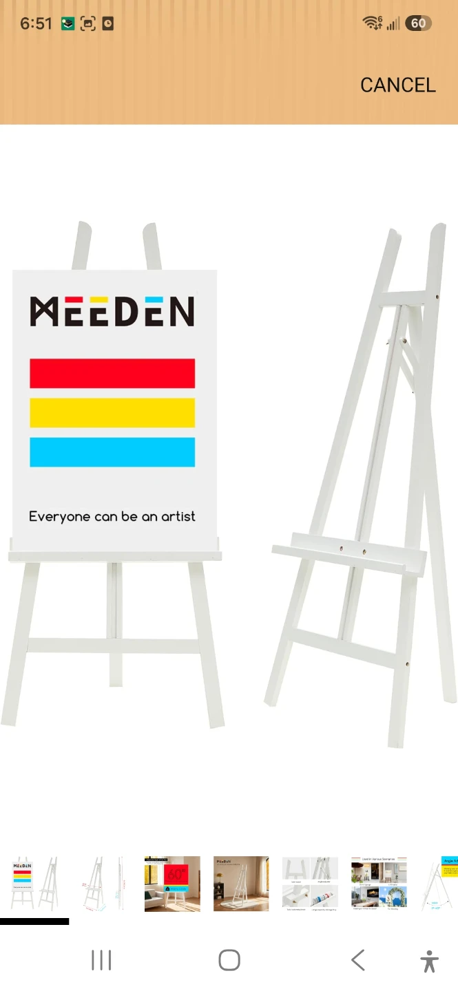 MEEDEN Solid Wood Studio Easel - photo 4