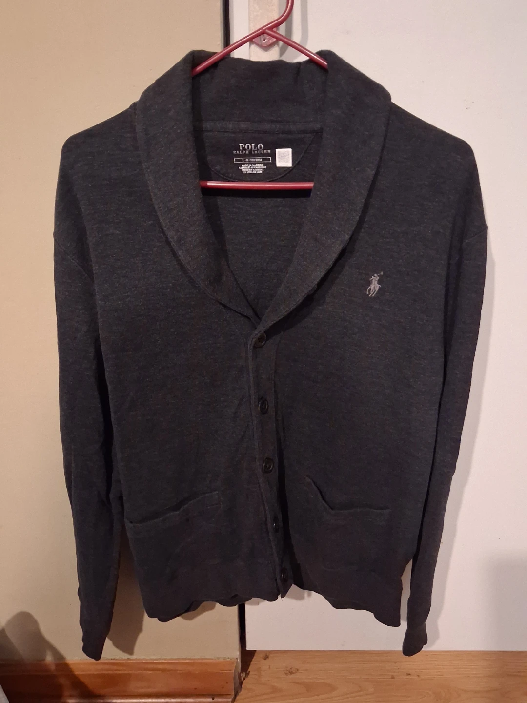 Polo Ralph Lauren Shawl Collar Cardigan - Dark Gray - photo 5