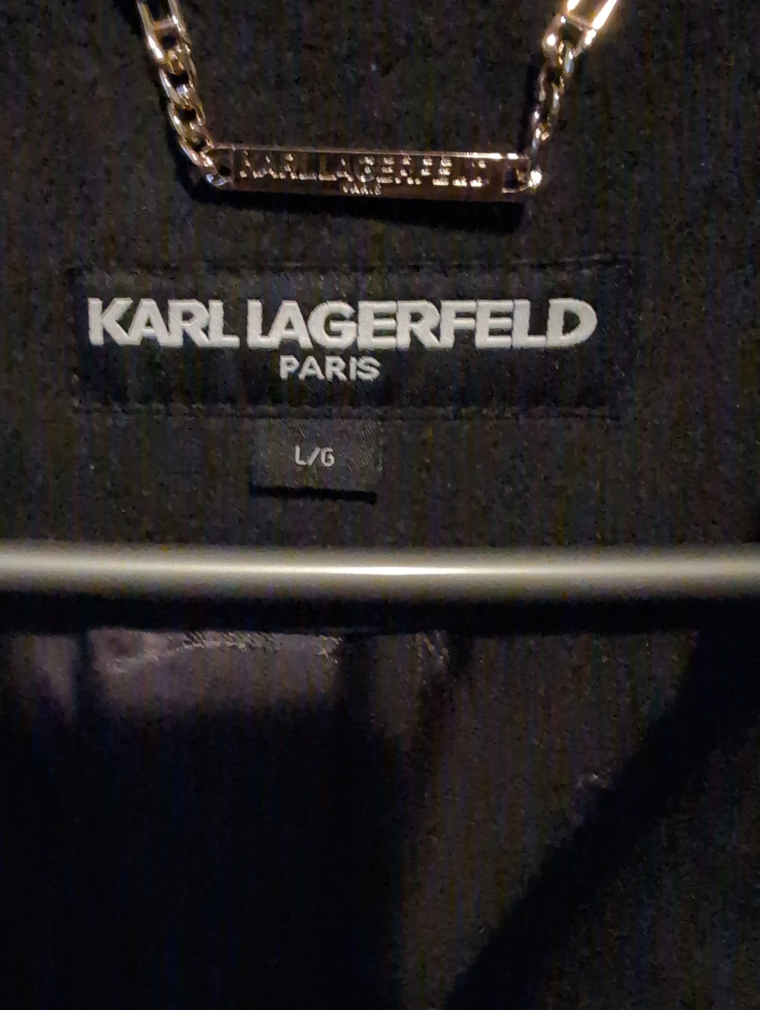 Karl Lagerfeld Black Wool-Blend Coat - photo 3