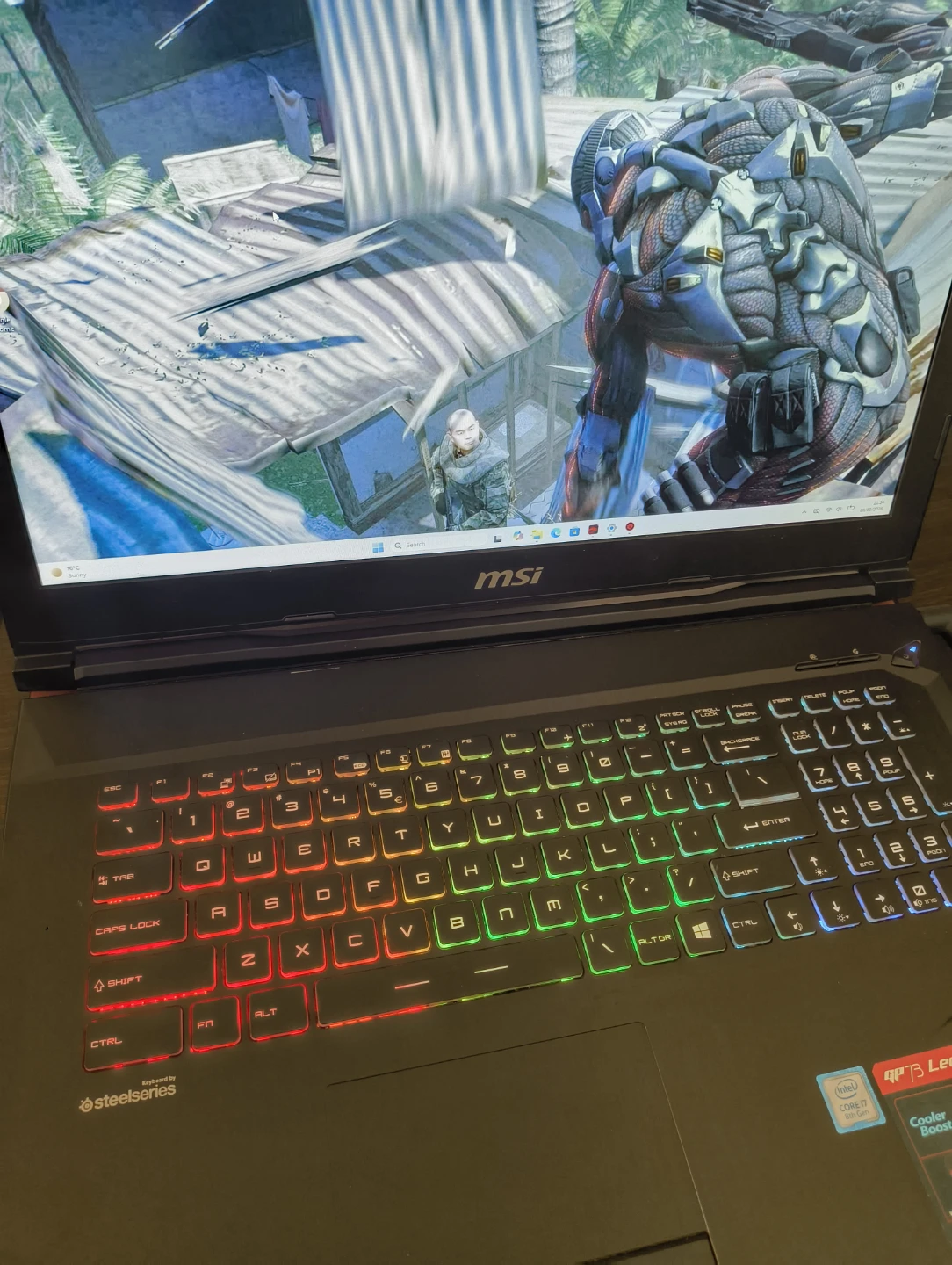 Gaming laptop msi i7-8750h grx1060 - photo 2