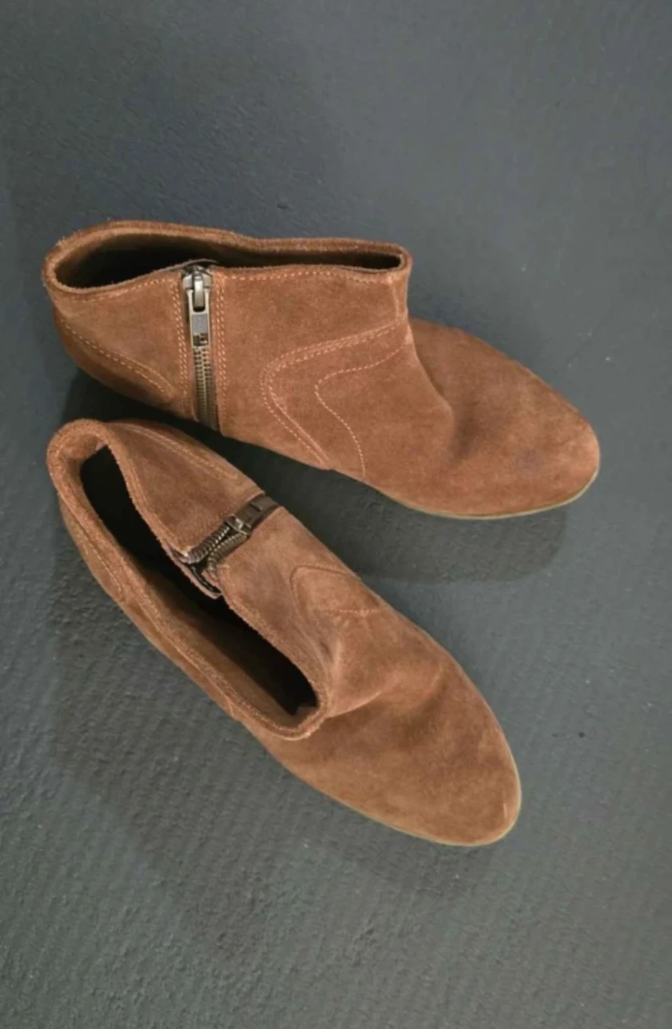 Skechers  Brown Suede Ankle Boots Sz 9 - photo 4