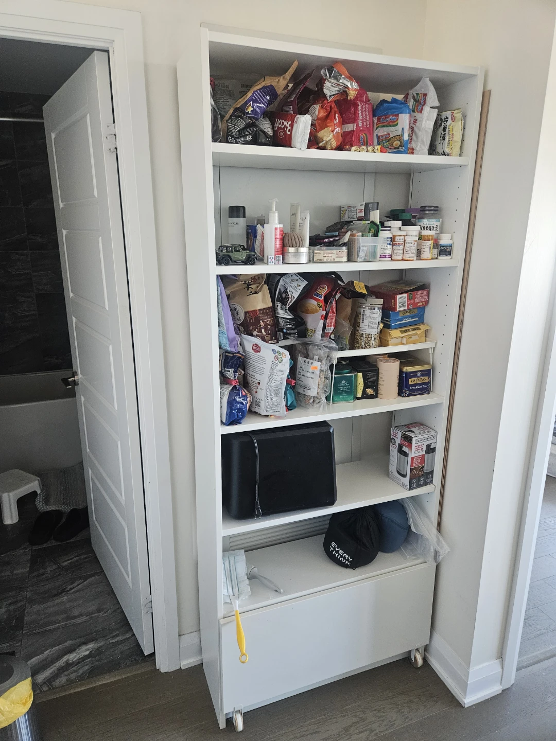 IKEA BILLY Bookcase with drawer, white