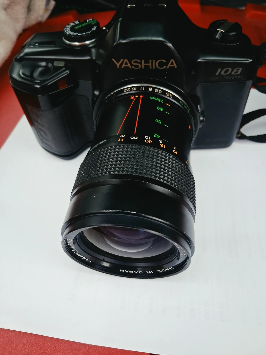 Yashica 108 Multi Program Camera with ML Zoom Lens - photo 4