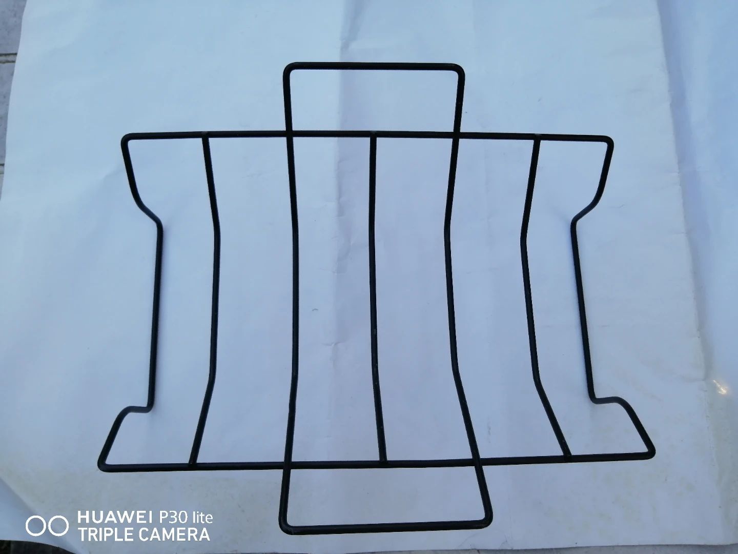 Black Metal Rib Roast Rack - photo 3