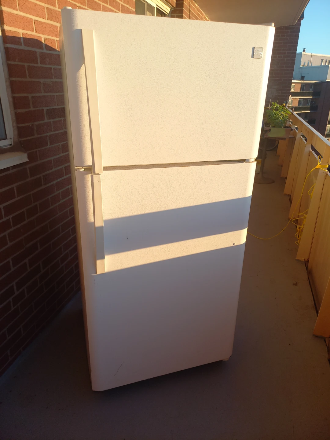 Large refrigerator with freezer