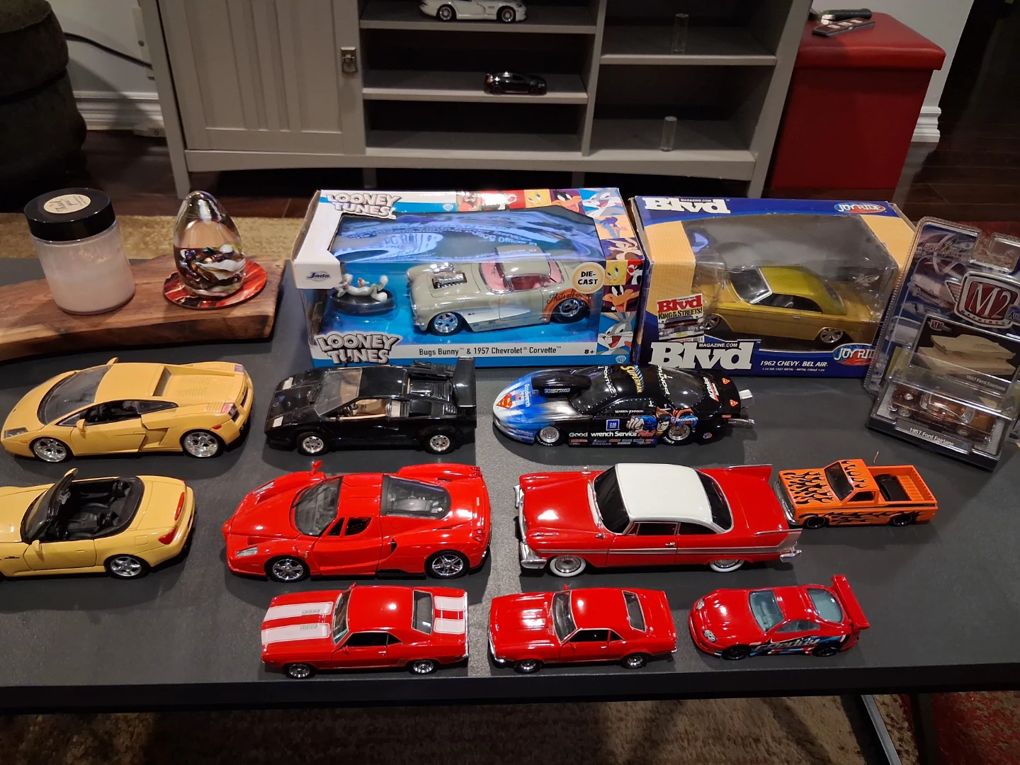 Collection of Die-Cast Model Cars