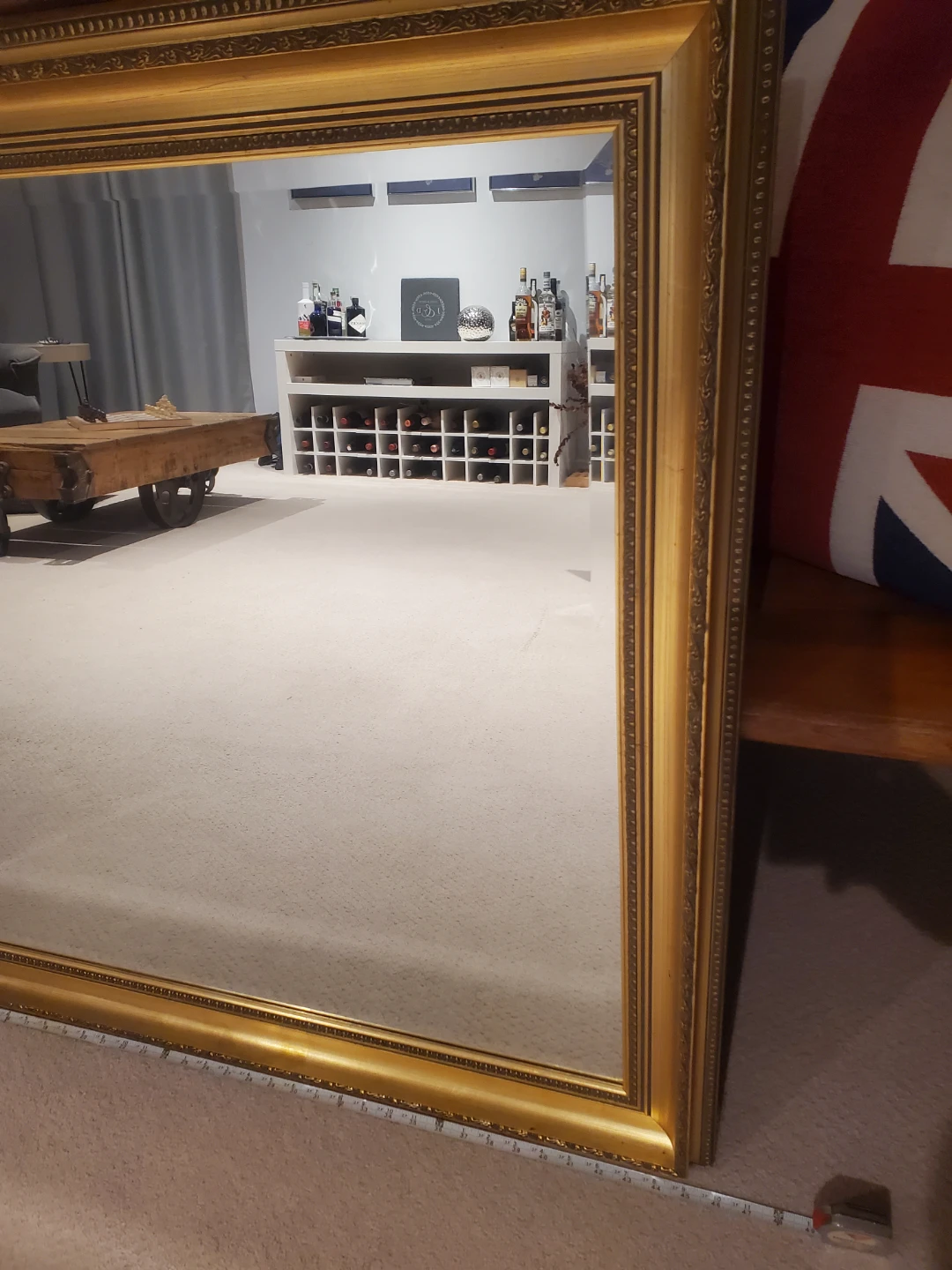 Large Gold Framed Mirror - photo 3