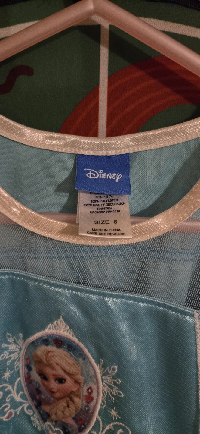 Disney Frozen Elsa Dress Size 6 - photo 2