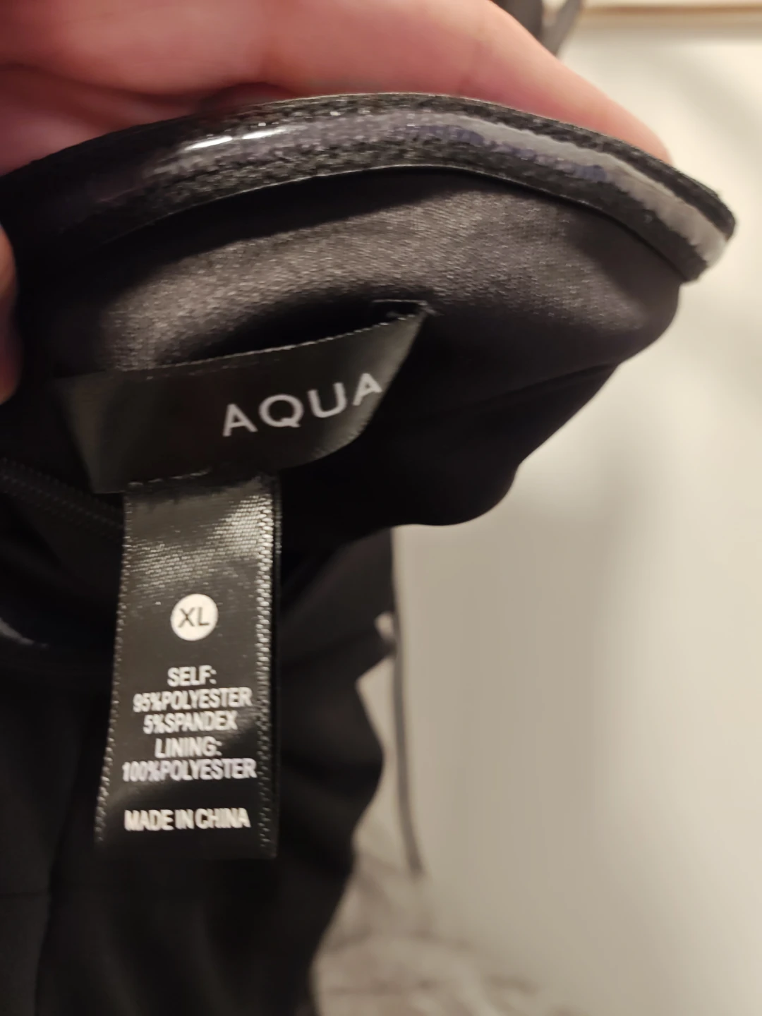 AQUA Black Jumpsuit Size XL - photo 2