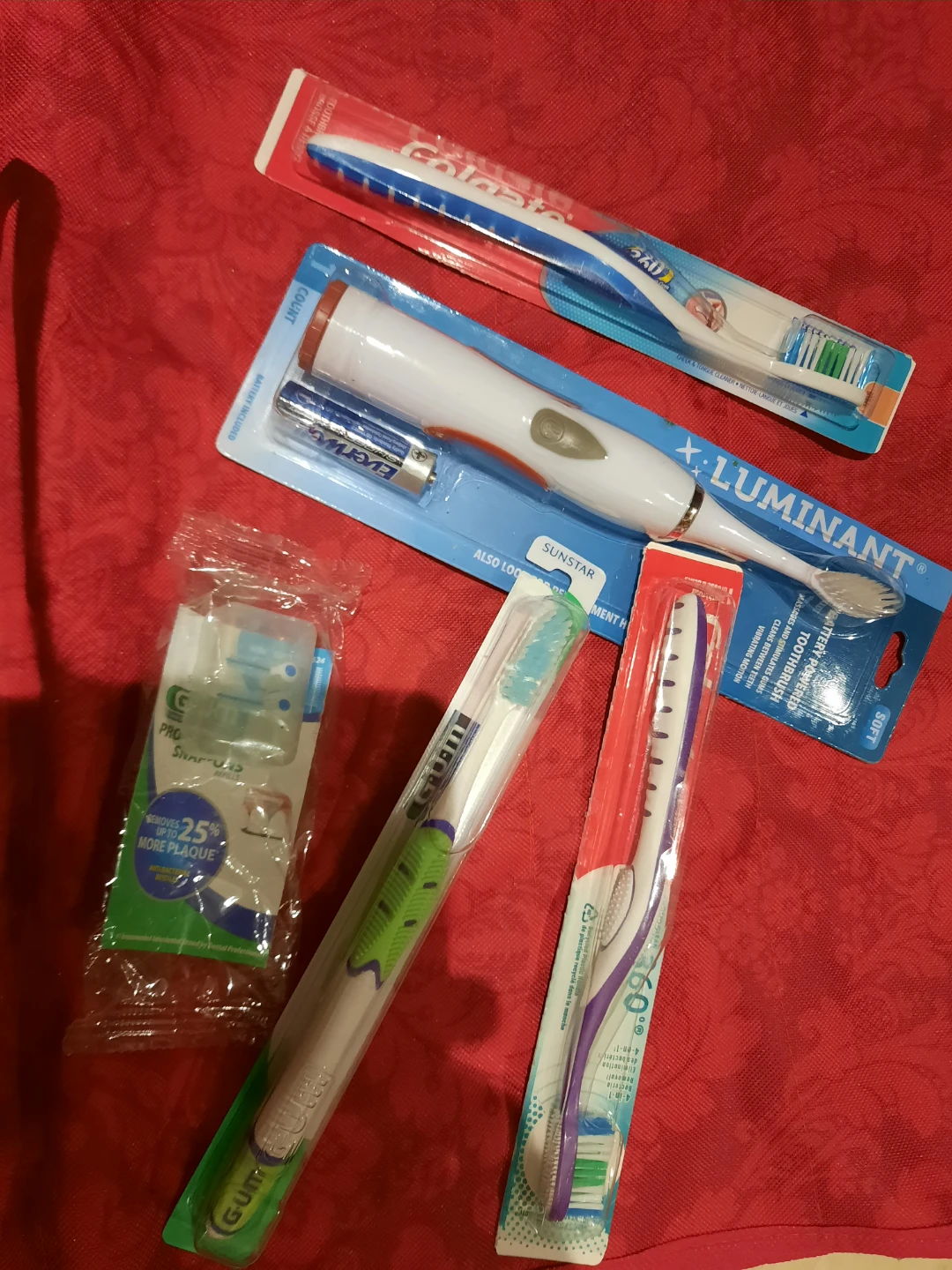 Battery & Manual toothbrushes Colgate & Gum "SOFT" lot