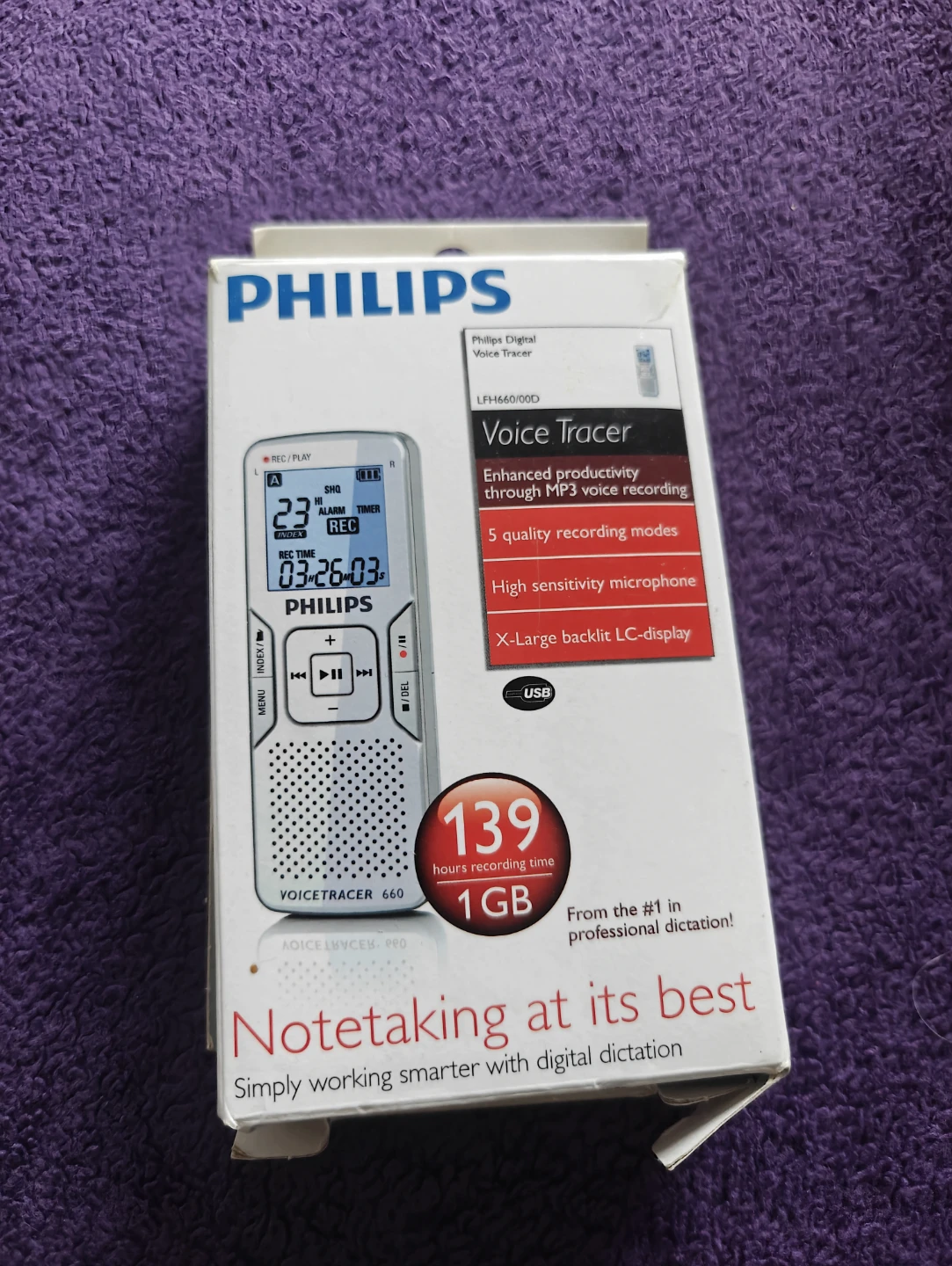 Philips Voice Tracer 660 Digital Recorder