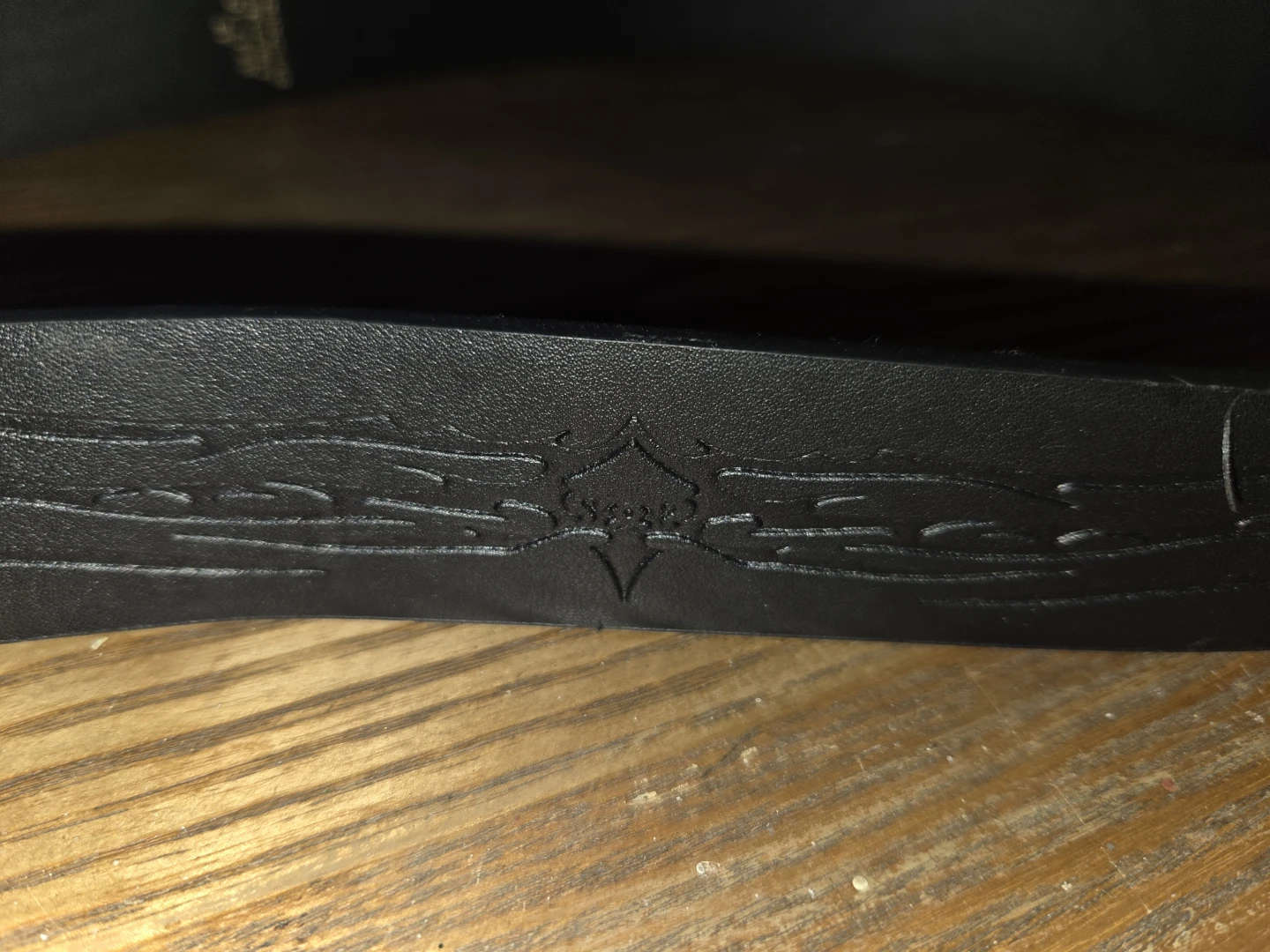Black Man-made Material Belt Size 42 - photo 3