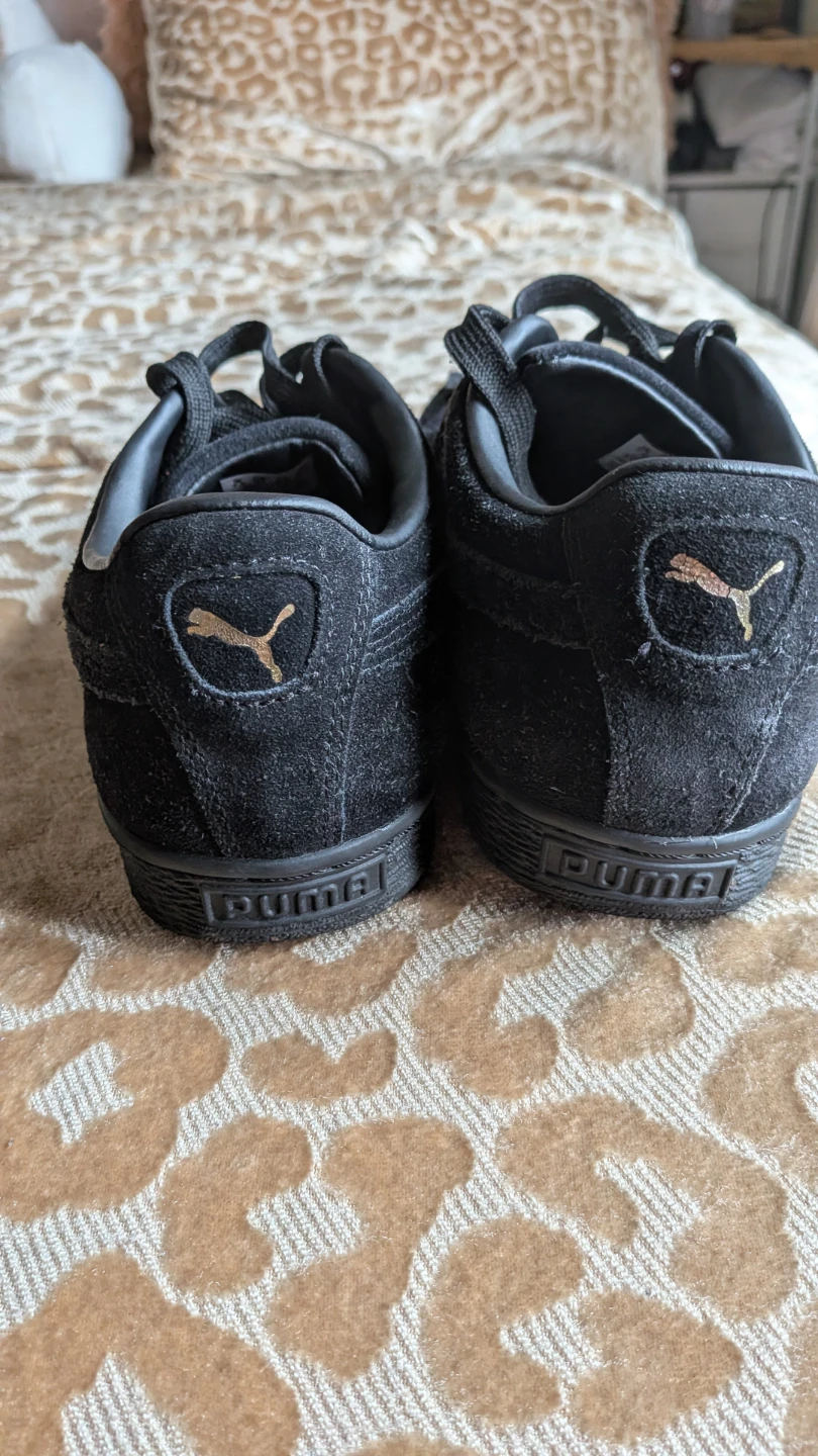 Puma Suede Classic Sneakers Black Size 8.5 (Sold As Is) - photo 3