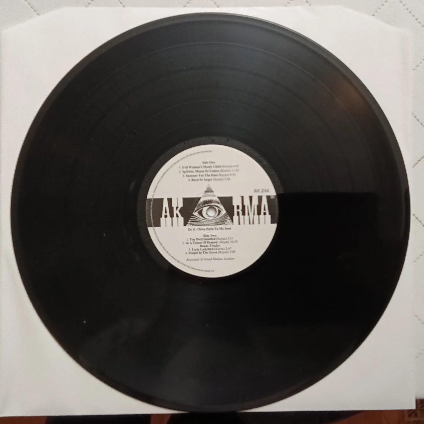 Dr. Z - Three Parts To My Soul Vinyl Record - photo 4