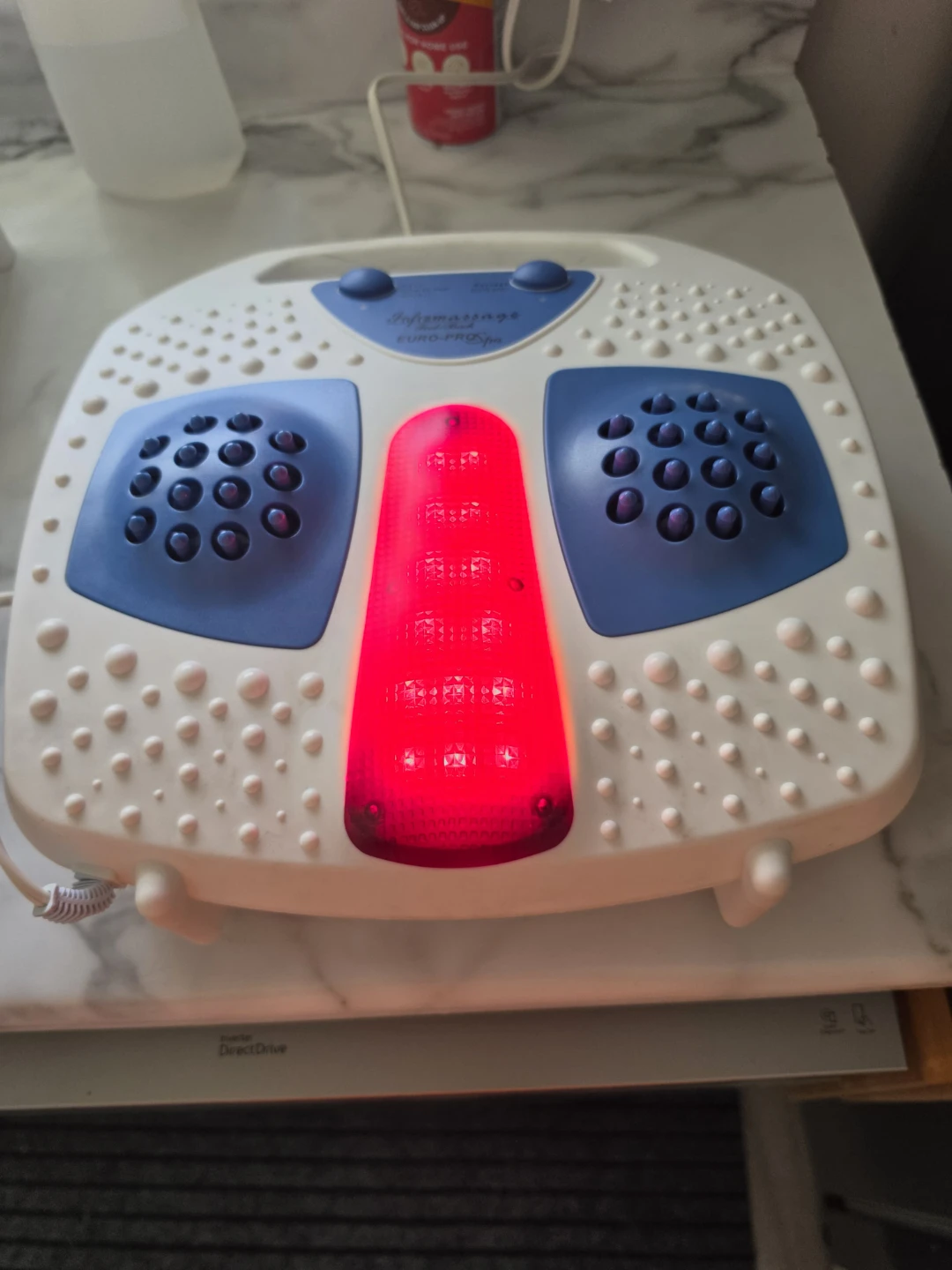 Spa EP-225 Foot & Back Massager with Infrared Heat. Tested.