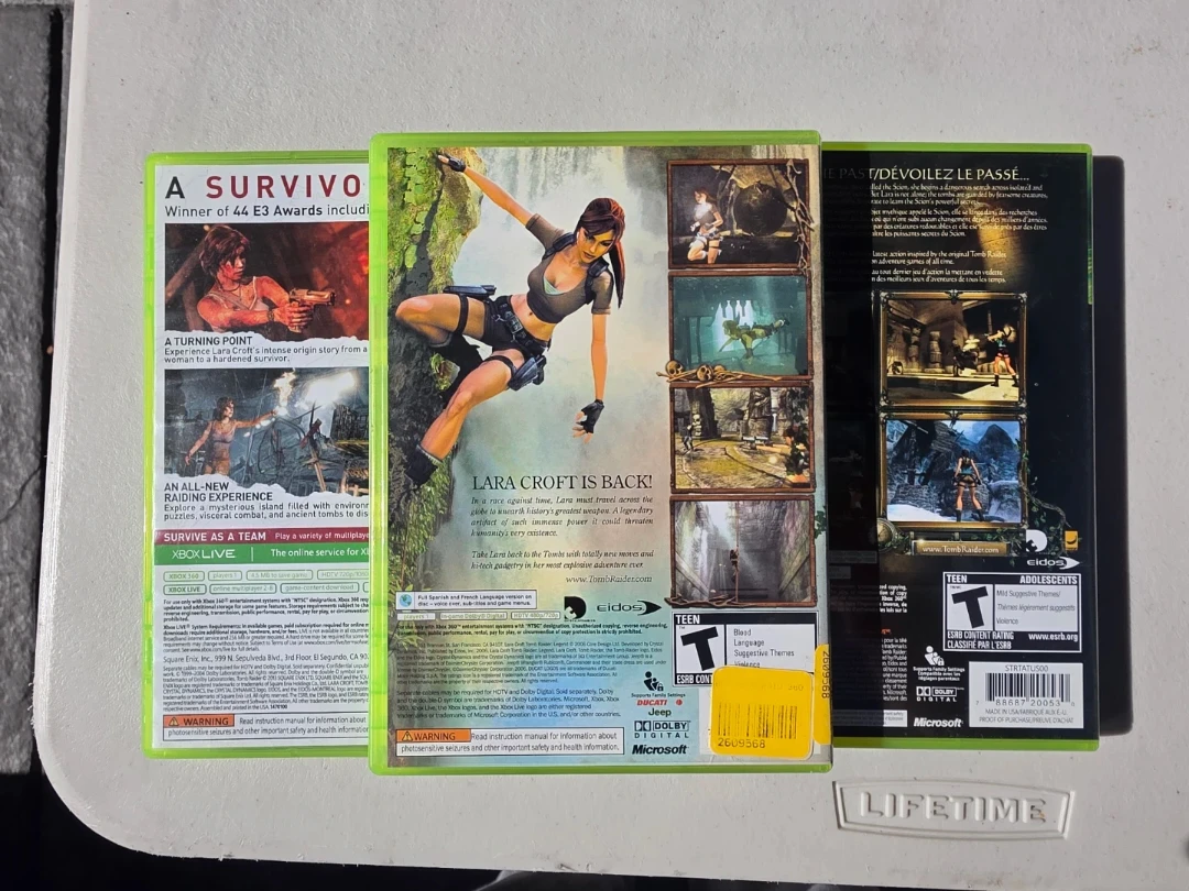 3 Tomb Raider Xbox 360 Games - photo 2