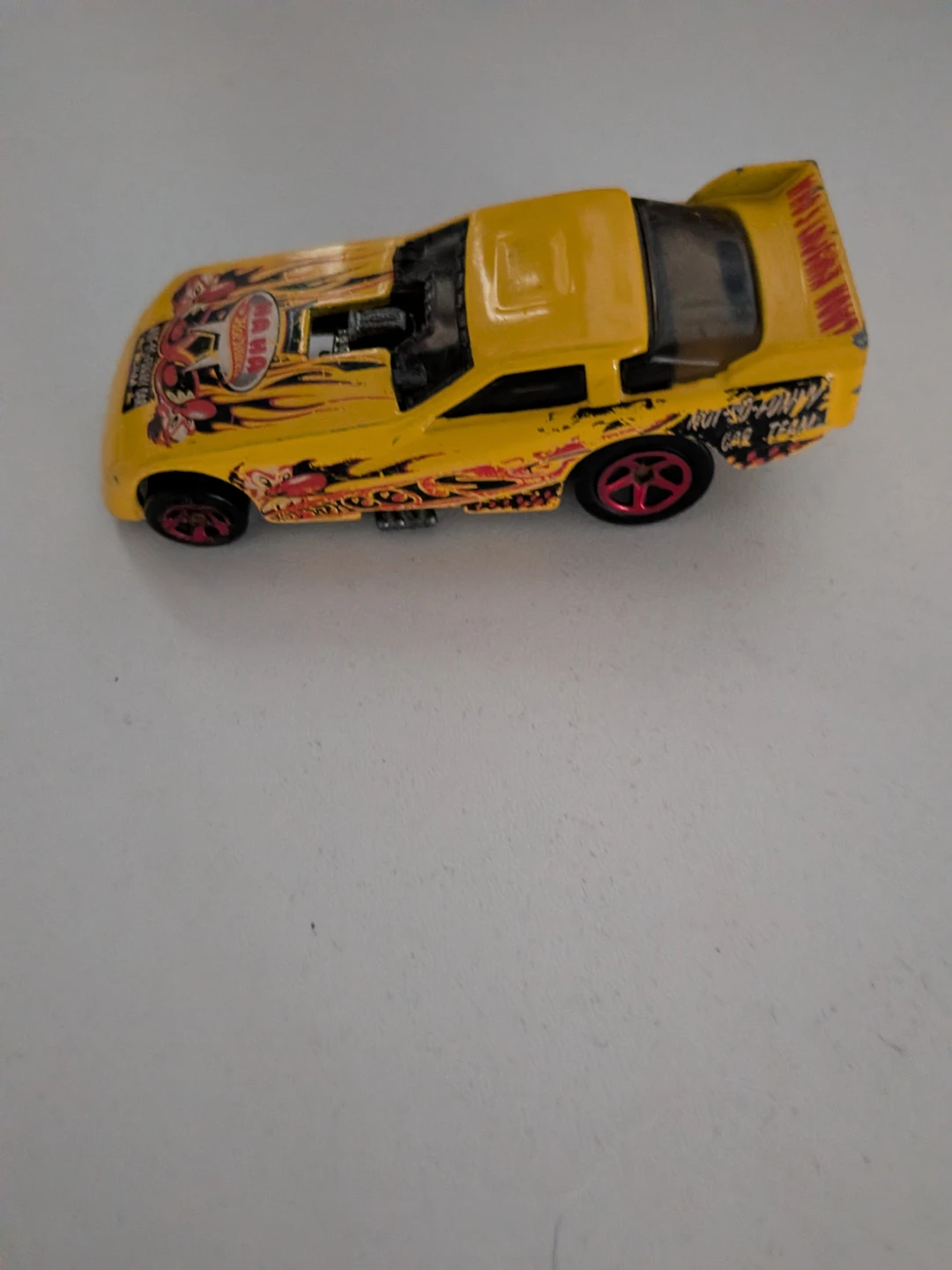 Hot Wheels Yellow Race Car