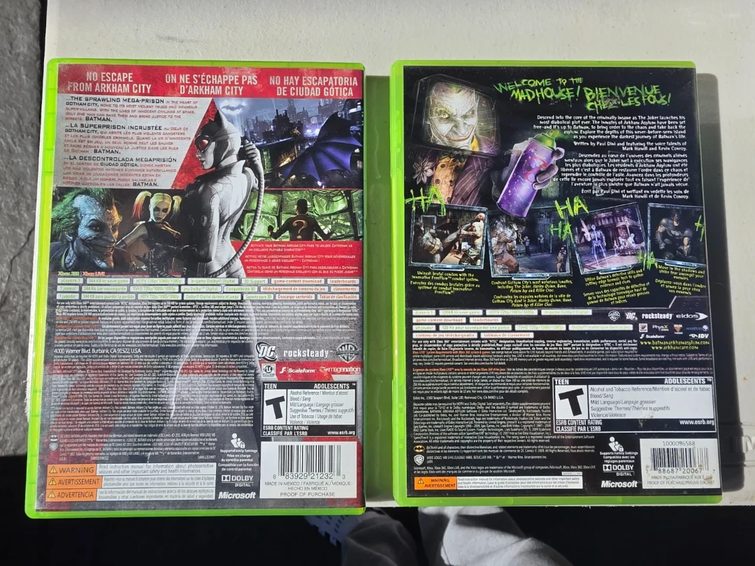 Batman Arkham City and Asylum Xbox 360 Games - photo 2