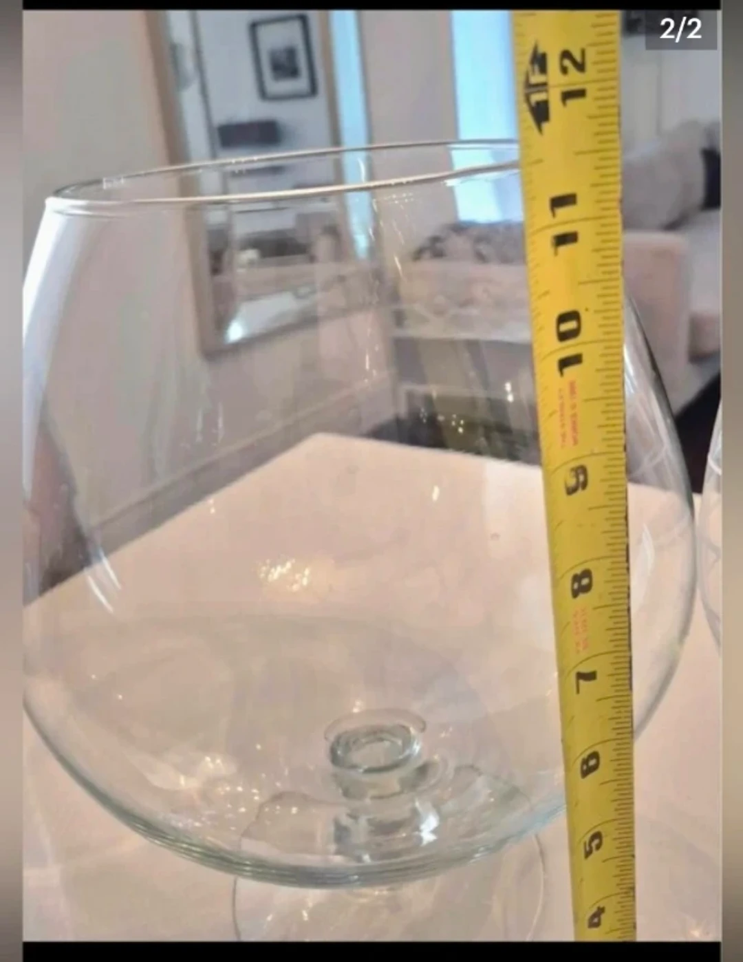 New Massive Wine Cocktail Glass - Card Holder For Wedding - photo 2