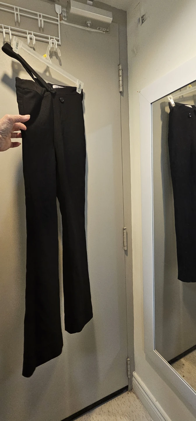 Rare London black cut-out trousers - US size 2