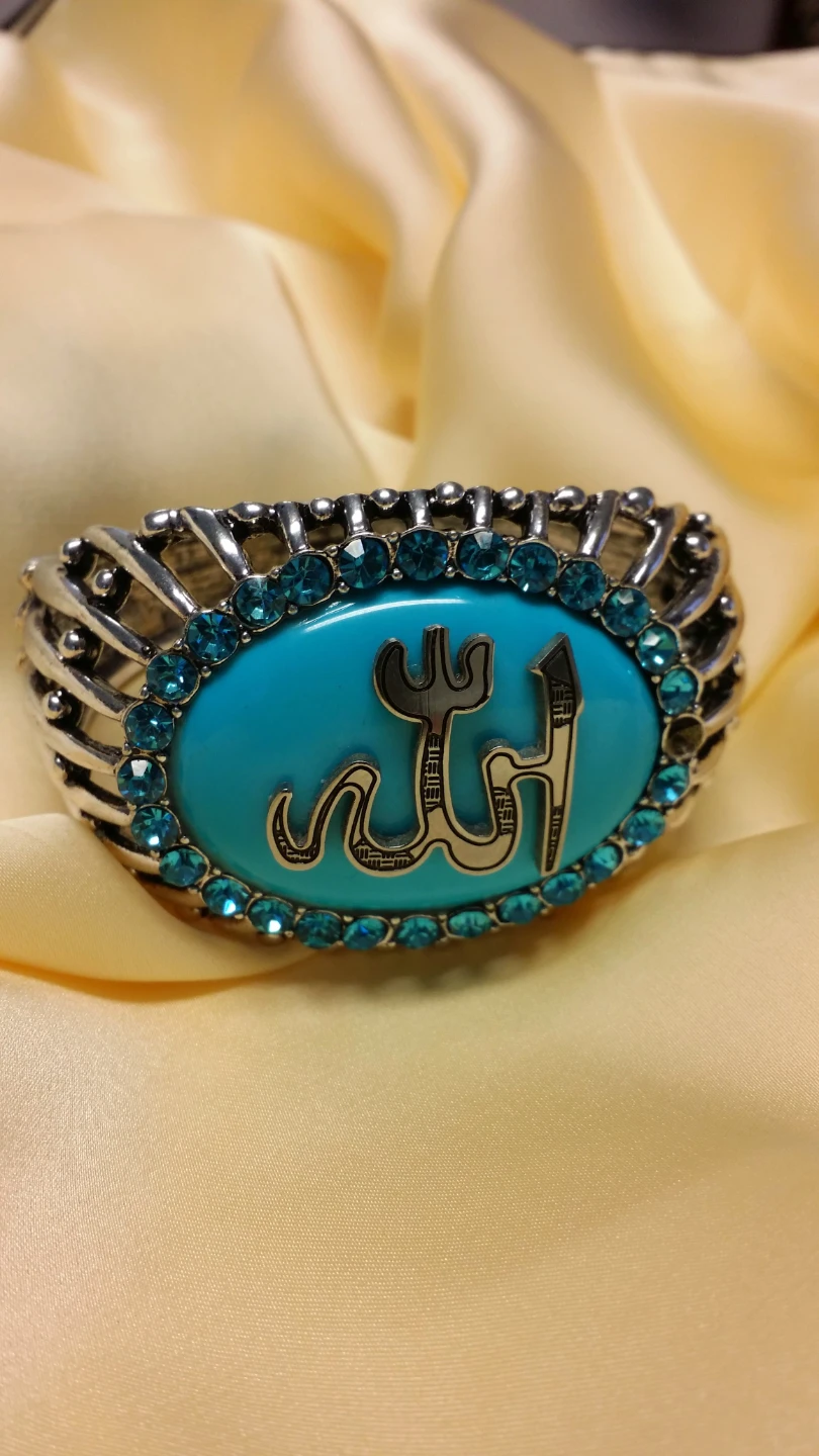 Silver-tone Bracelet with Blue Stone - photo 3