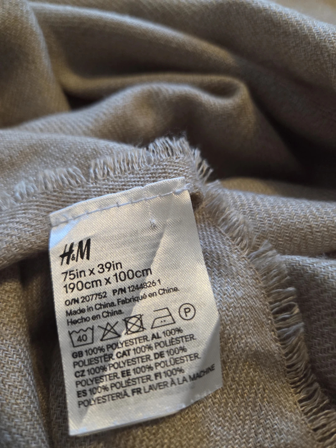 H&M Beige Scarf - photo 3