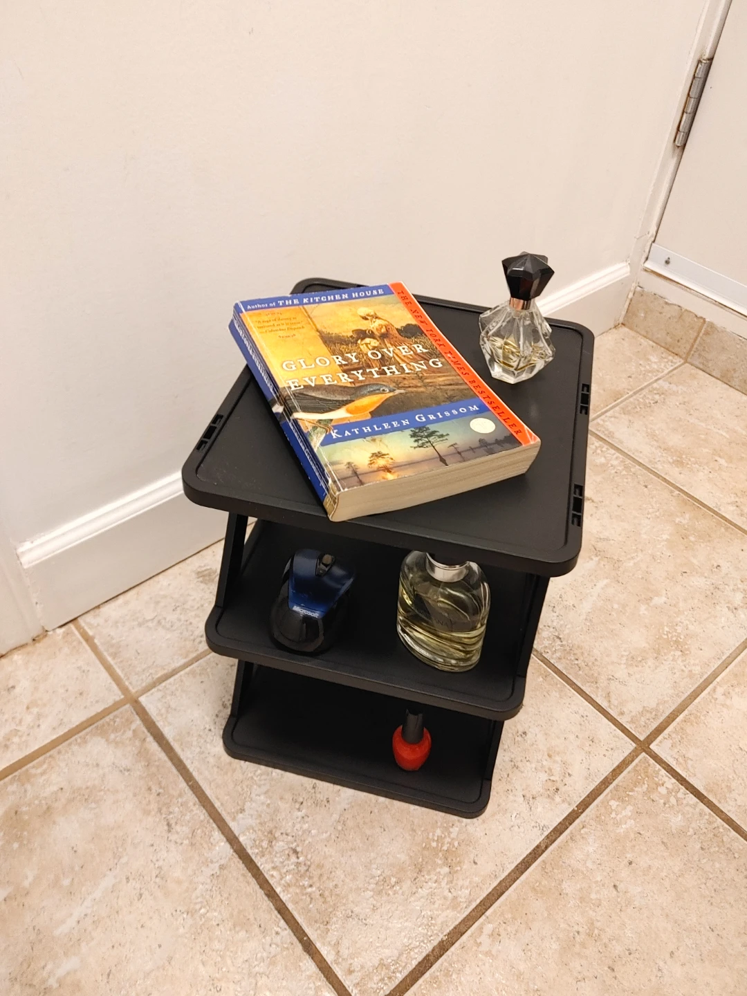 Small Black 3-Tier Storage Shelf - photo 4