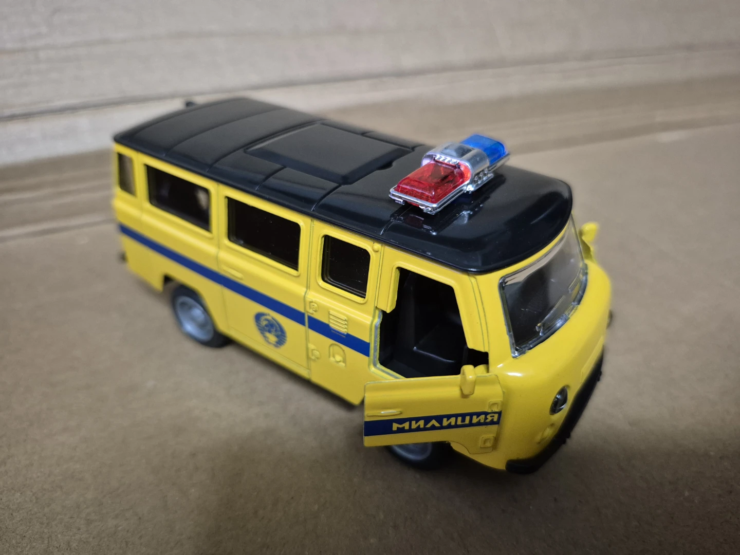 UAZ-452 Police Die-Cast Model Van