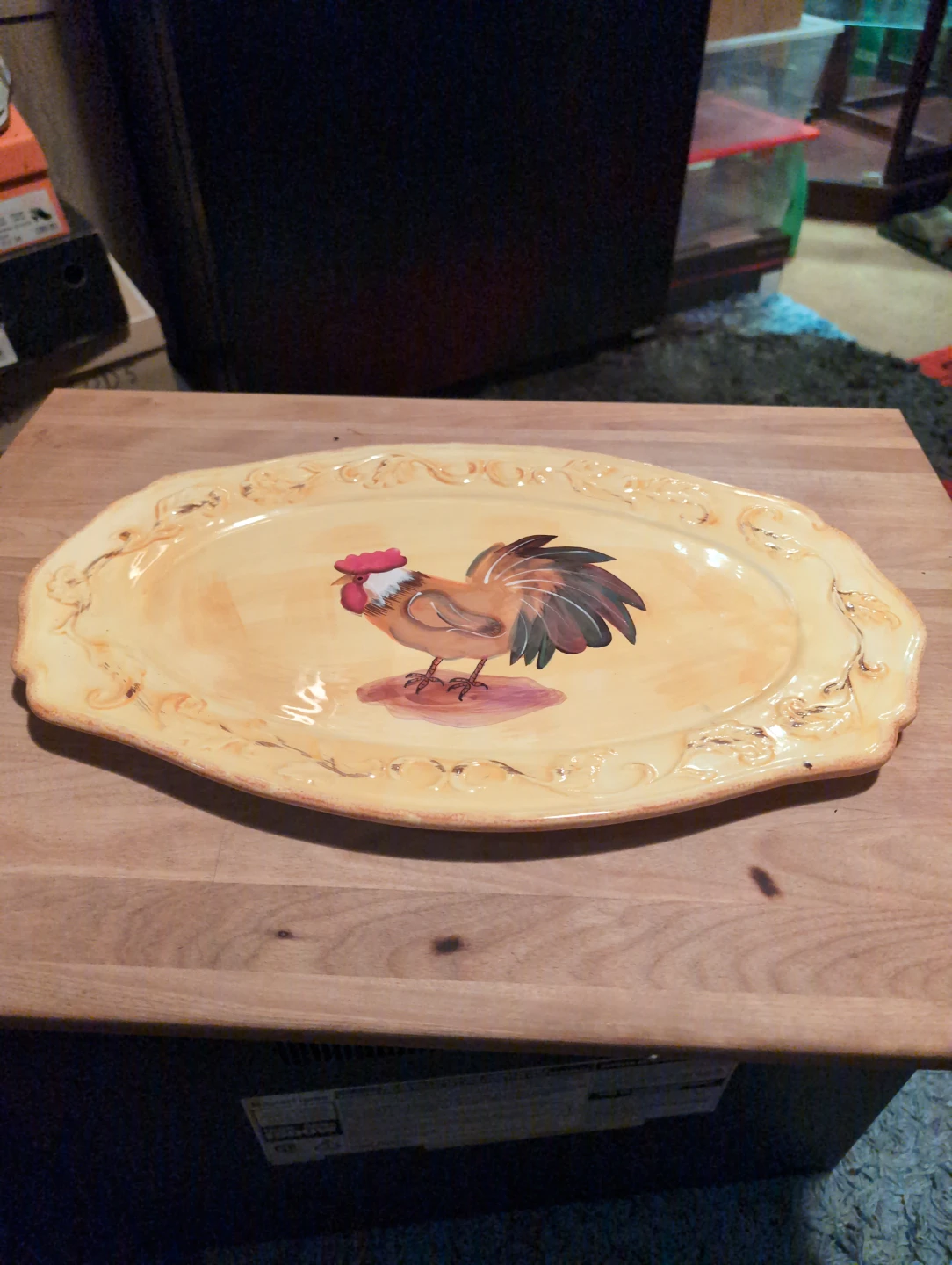 Tuscan Rooster by Jay Serving Platter
