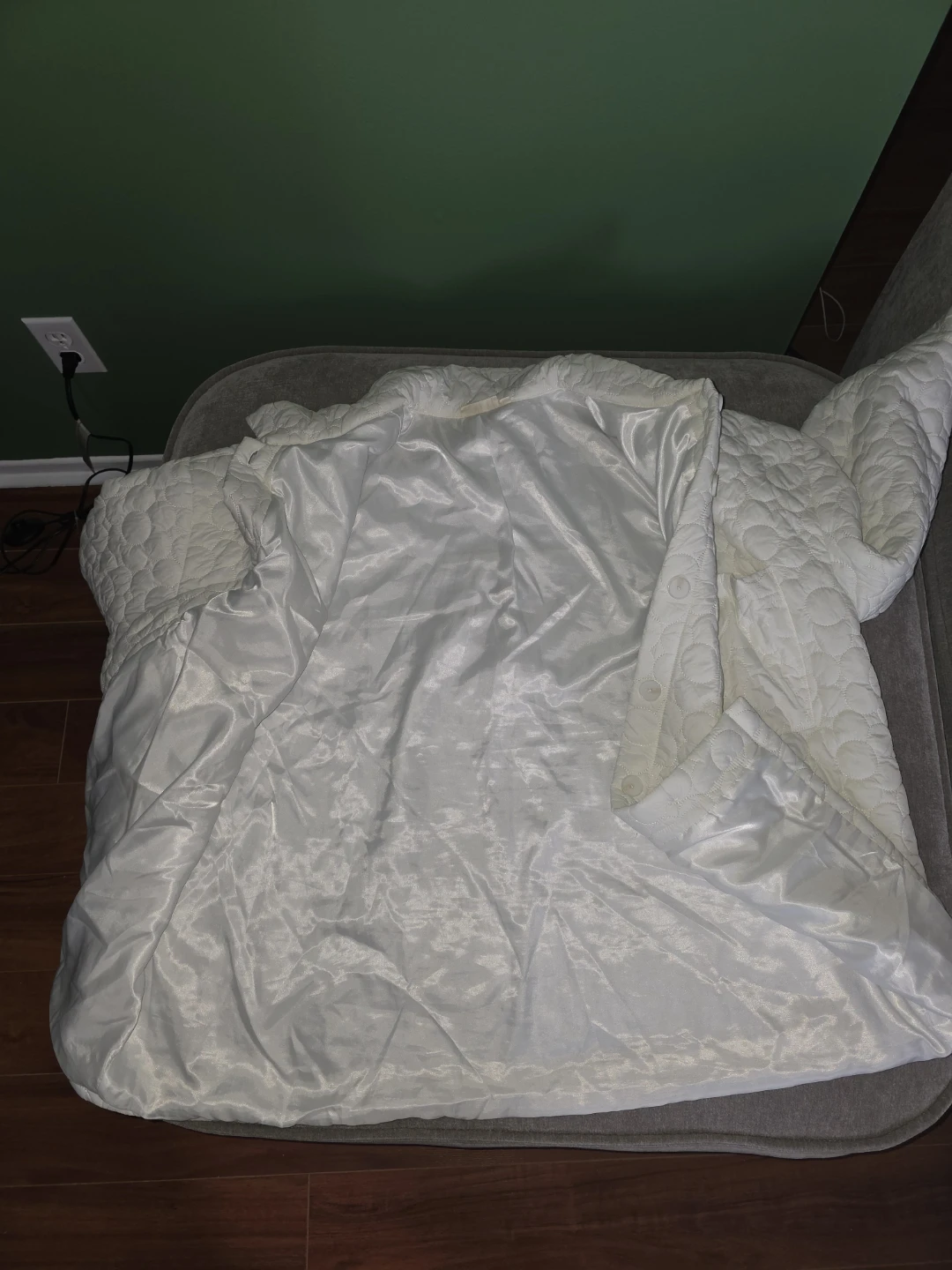 Manteau matelassé blanc - photo 2