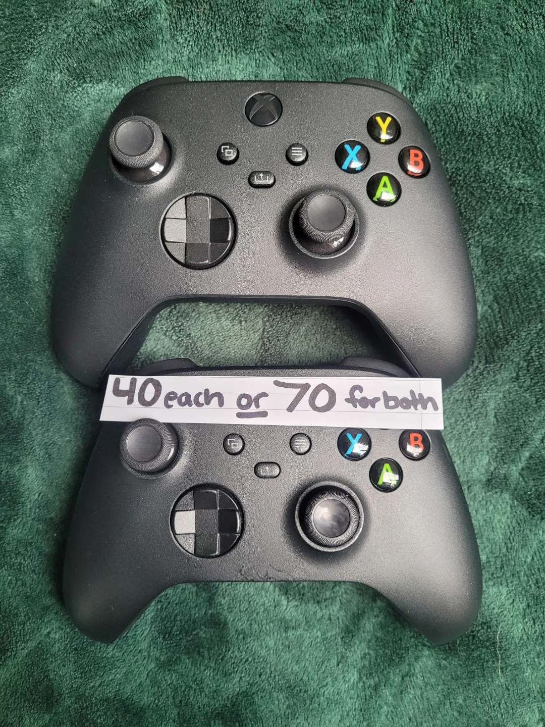 Two Xbox Wireless Controllers