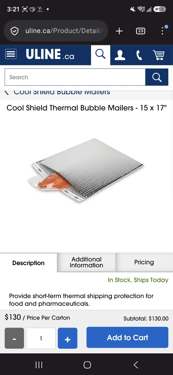 Cool Shield Bubble Mailers/Thermal Padded Envelopes (6 total) - photo 2
