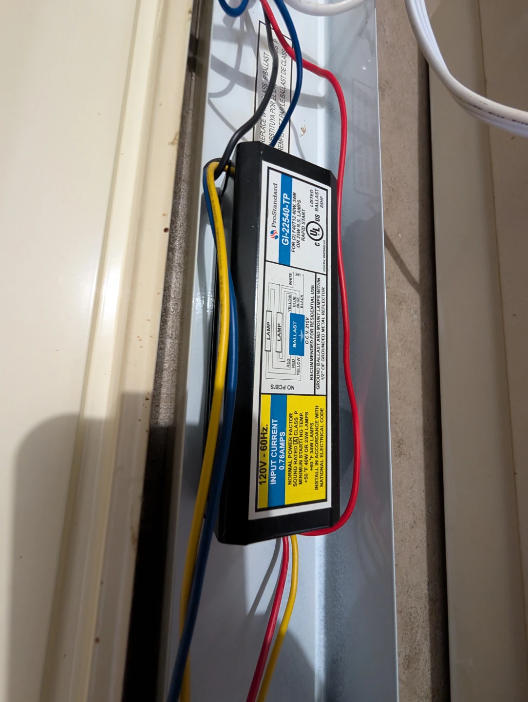 4ft Fluorescent Light Fixture - photo 2