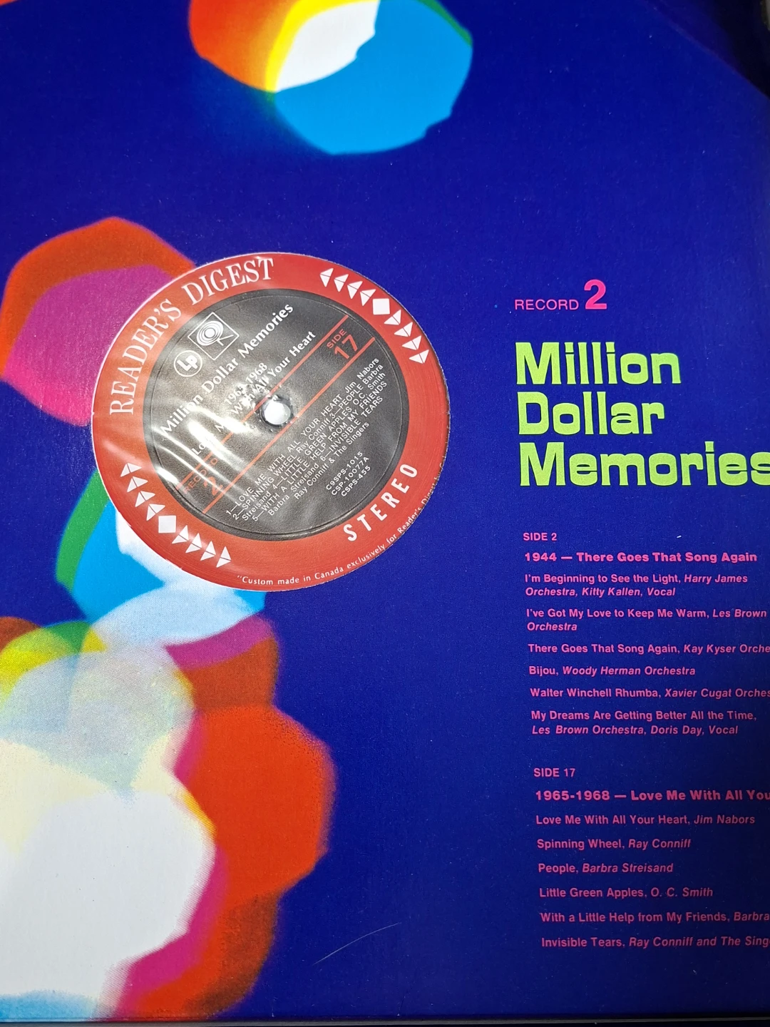 Million Dollar Memories Reader's Digest Vinyl Record Set - photo 5