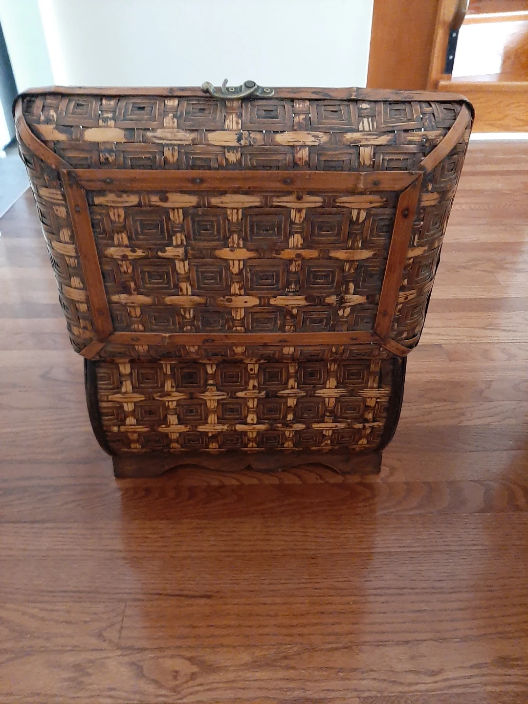 Woven Bamboo Storage Chest - photo 3