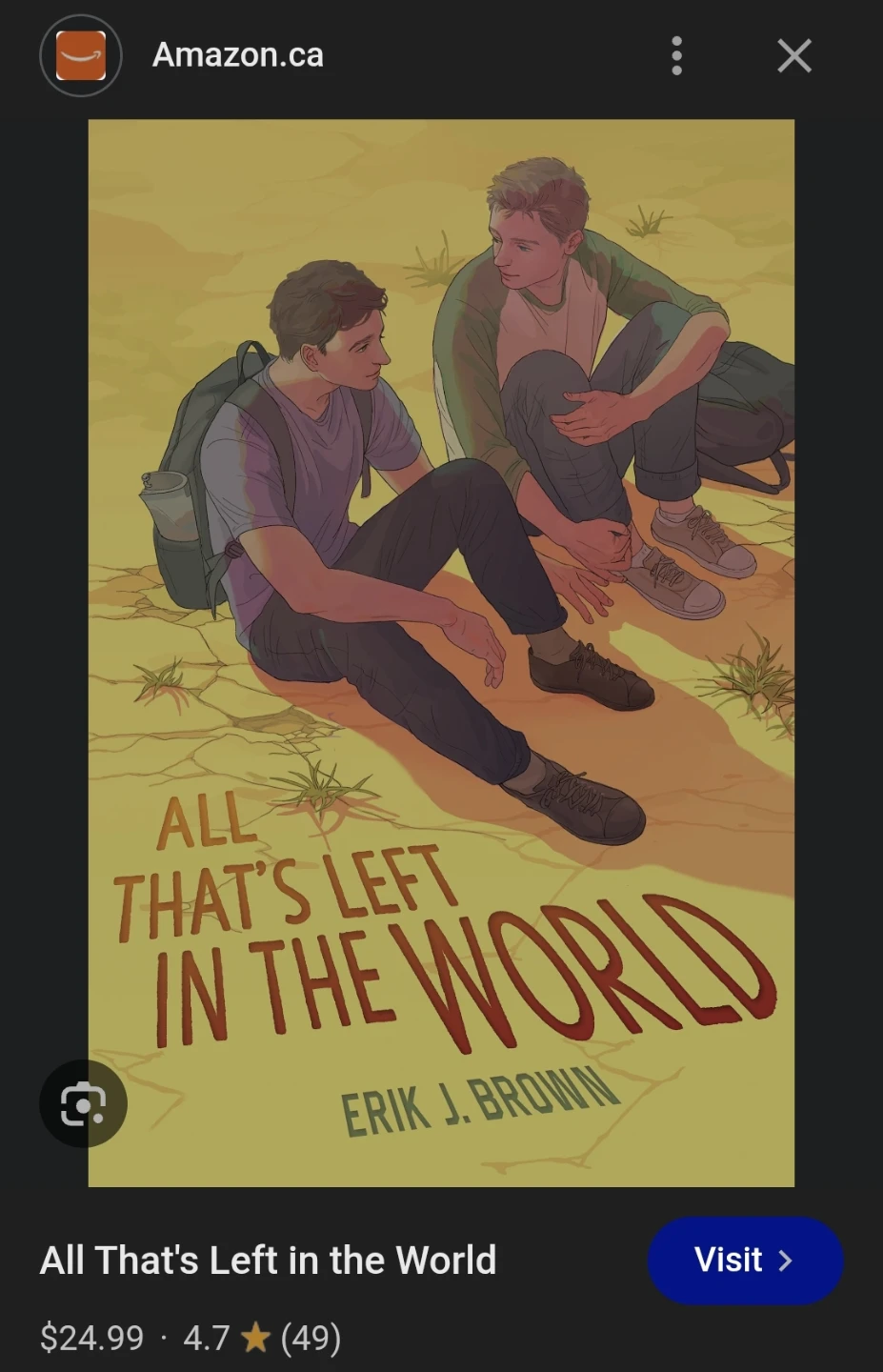 All That's Left in the World by Erik J. Brown